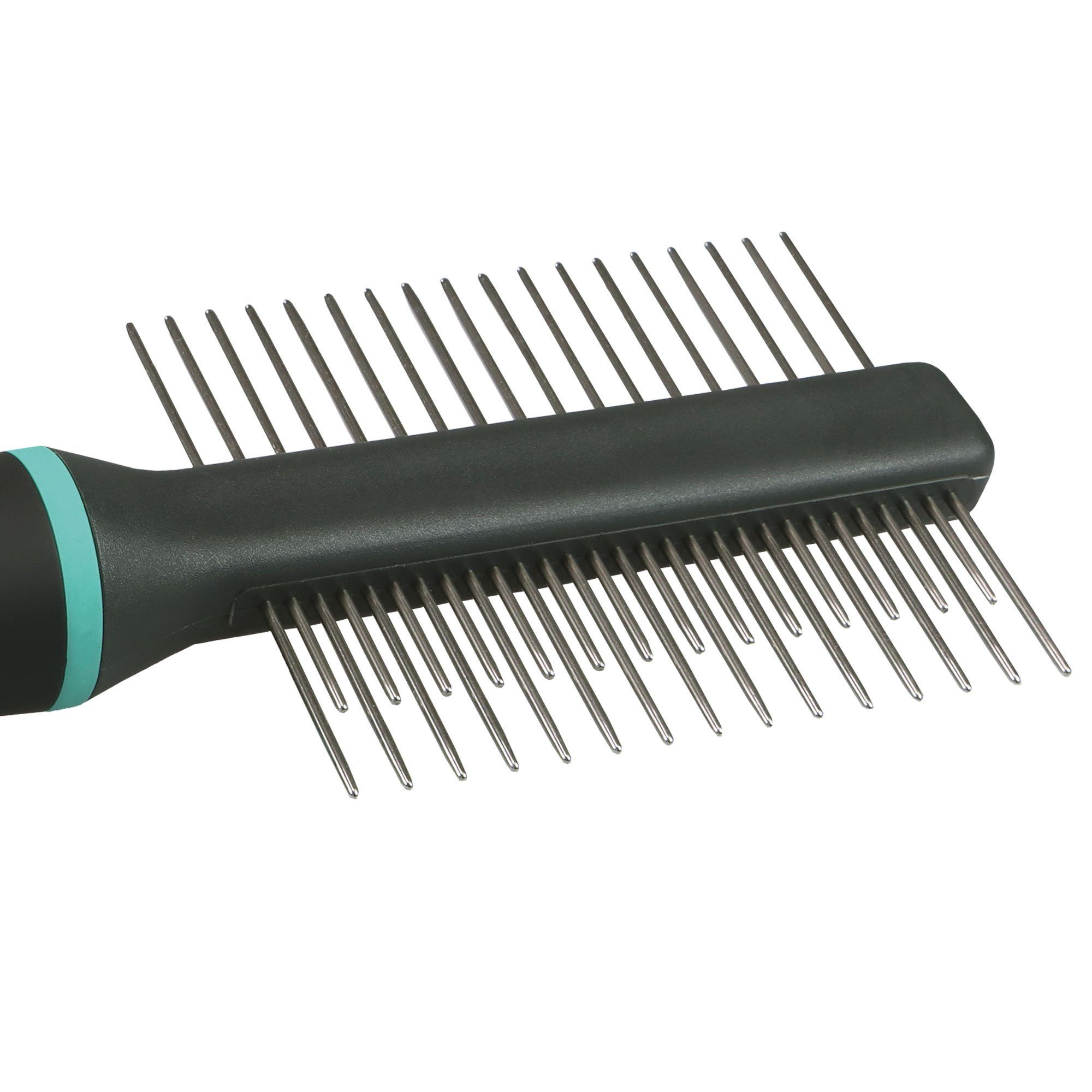 Zolux Fellkamm Hunde Fellkamm Doppelkamm, Metall, ist ideal für langhaariges Fell