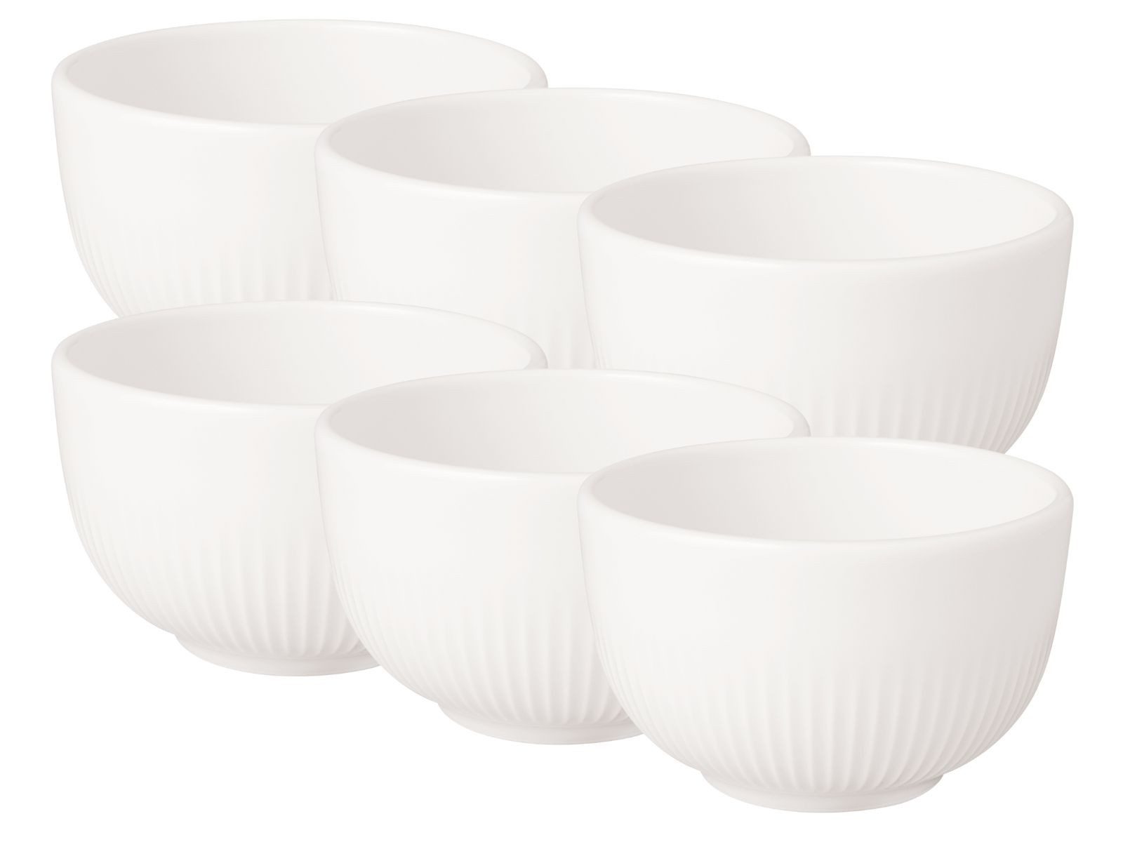 Geschirr-Set Afina Dipschälchen weiß 0,08l Set6