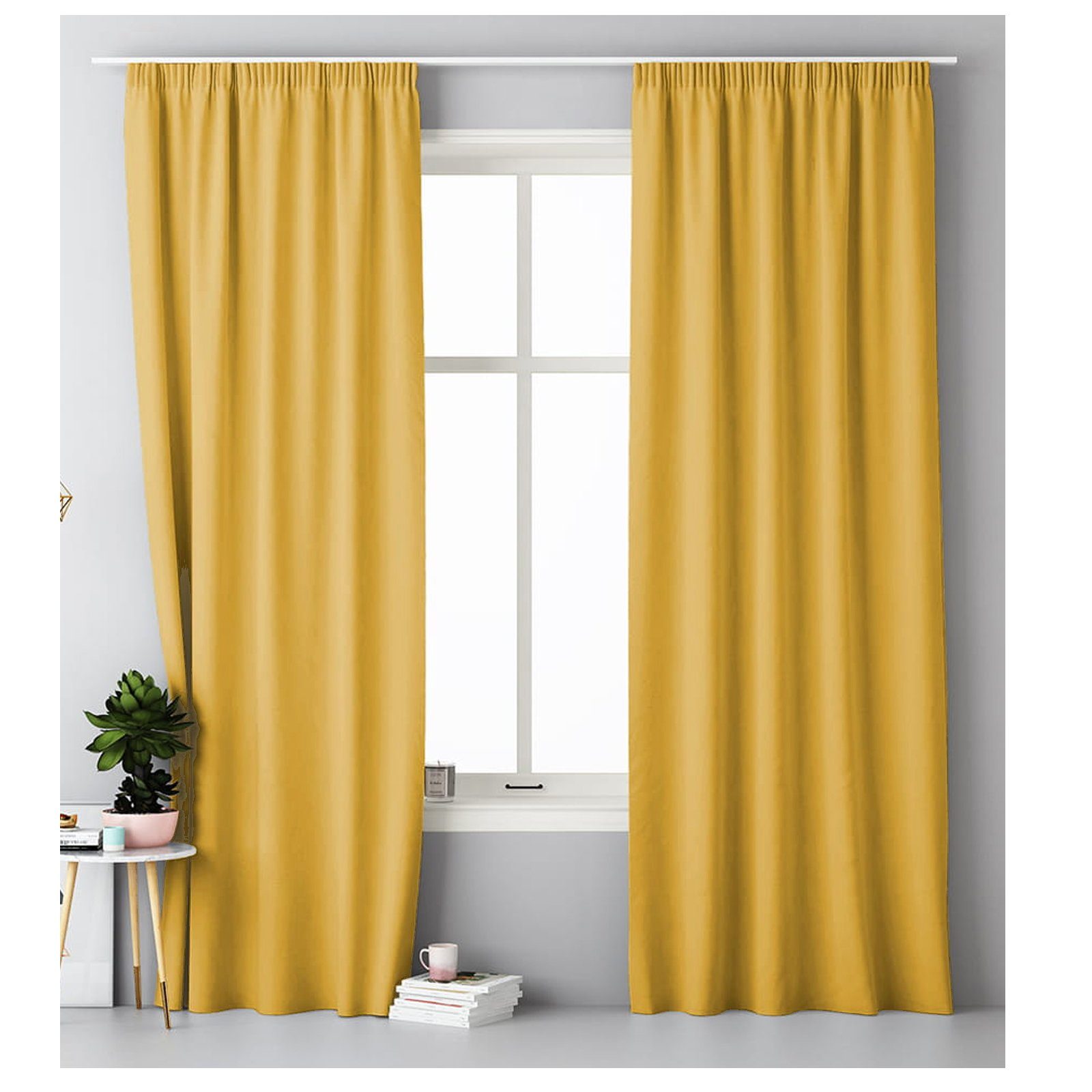 JEMIDI Gardine Blickdichter Vorhang 140x250cm in günstig online kaufen