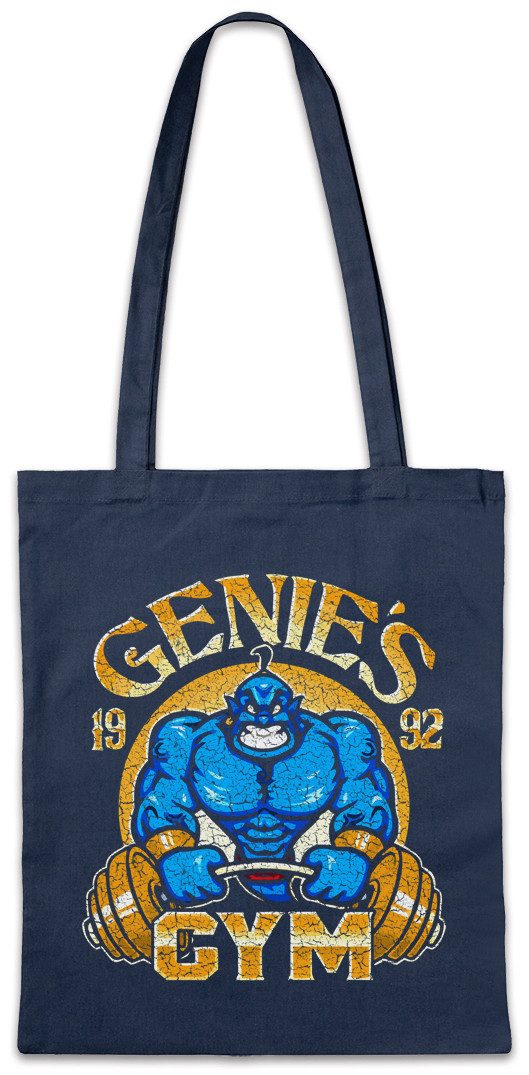 Beuteltasche Genie's Gym Stofftasche No Pain Gain Power Djinn Aladdin Train Body