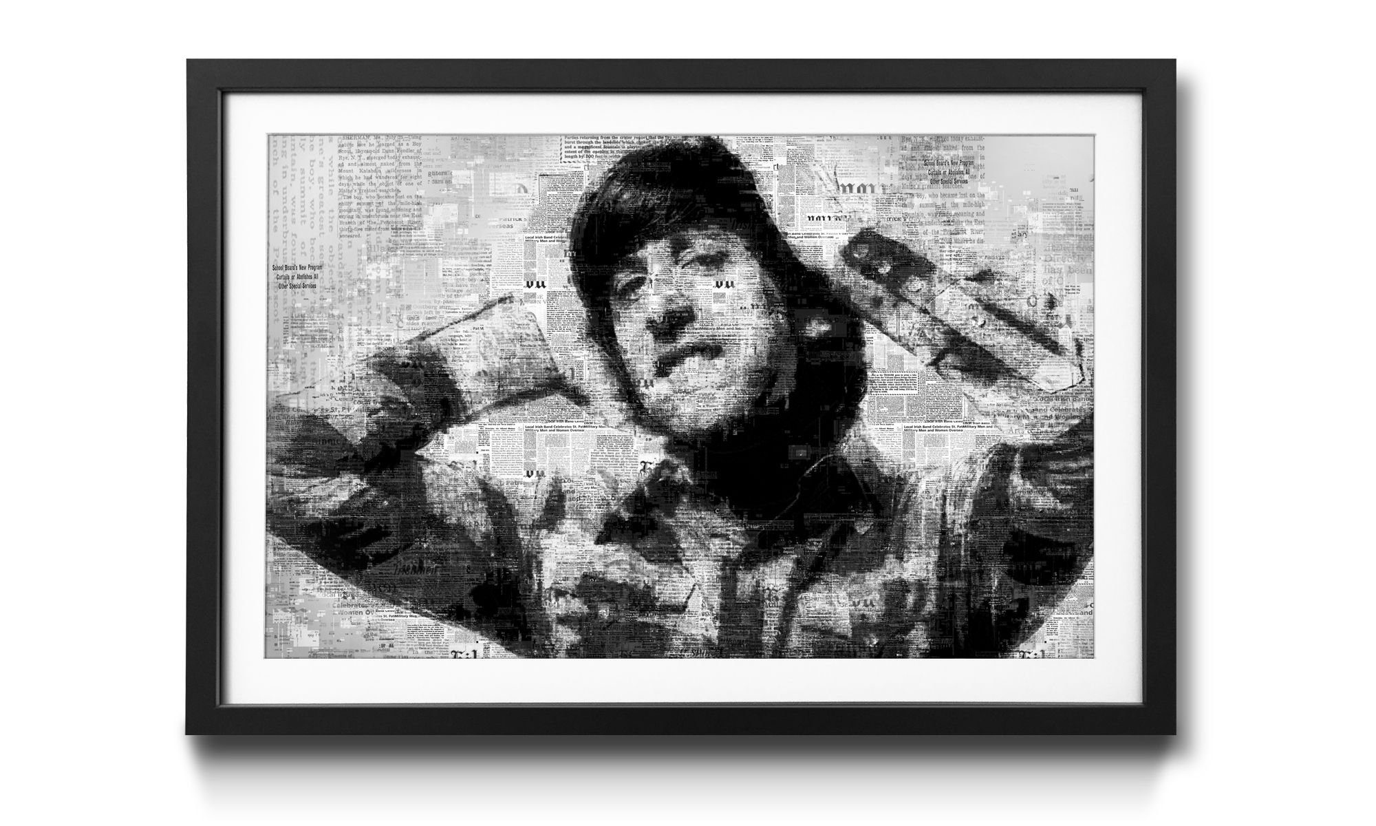 WandbilderXXL Bild mit Rahmen Simon H., Schauspieler, Wandbild, in 4 Größen erhältlich | Bilder