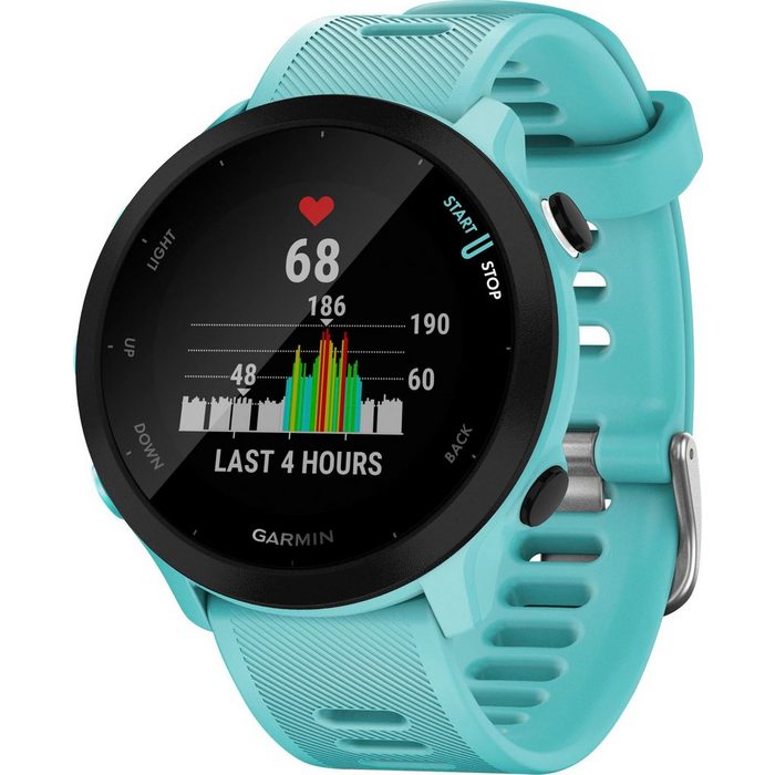 Garmin FORERUNNER 55 Multisport- Smartwatch (2 64 cm/1 04 Zoll Garmin) GPS-Laufuhr