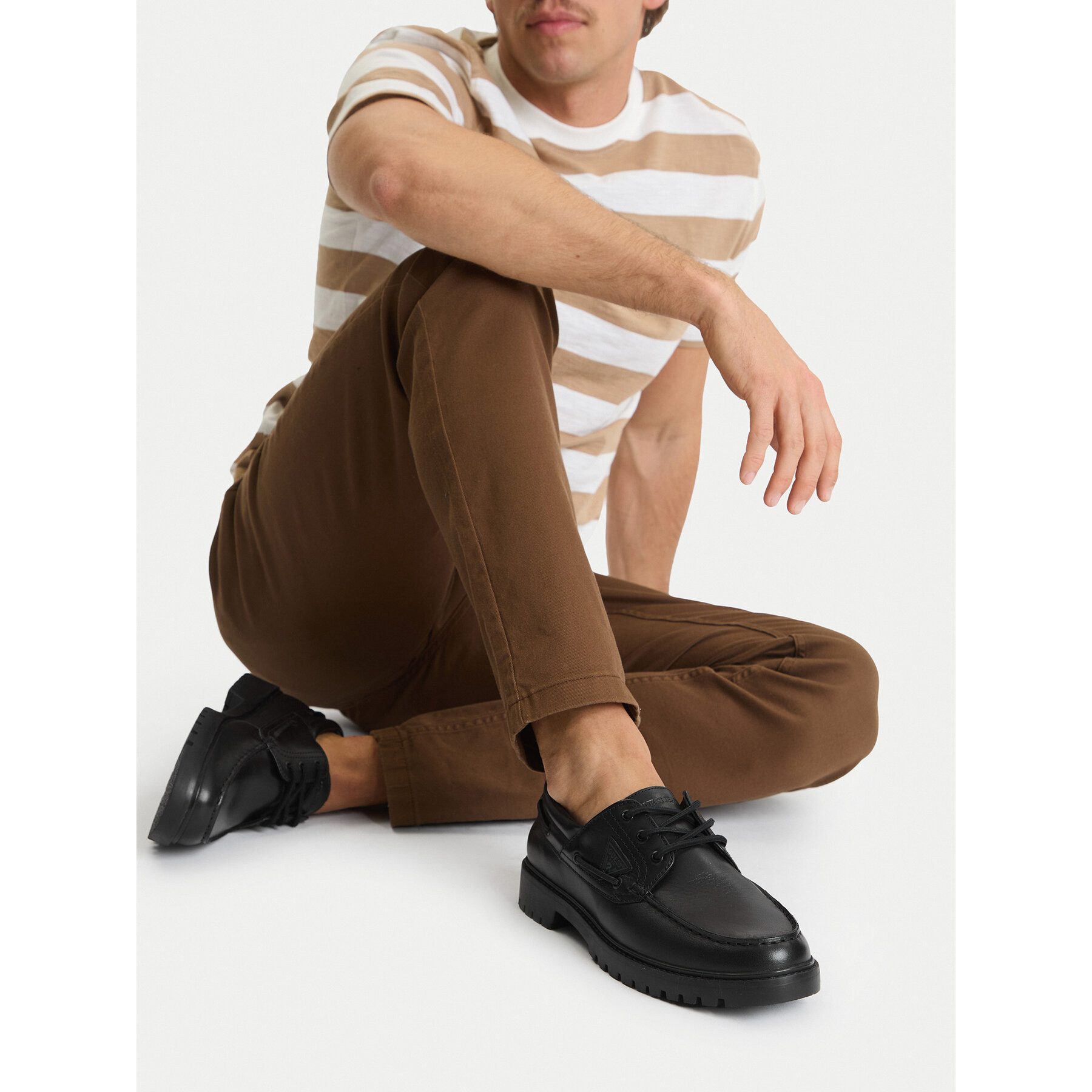 GUESS JEANS Guess Jeans Herren-Sneaker, schwarz, niedrig Stiefel