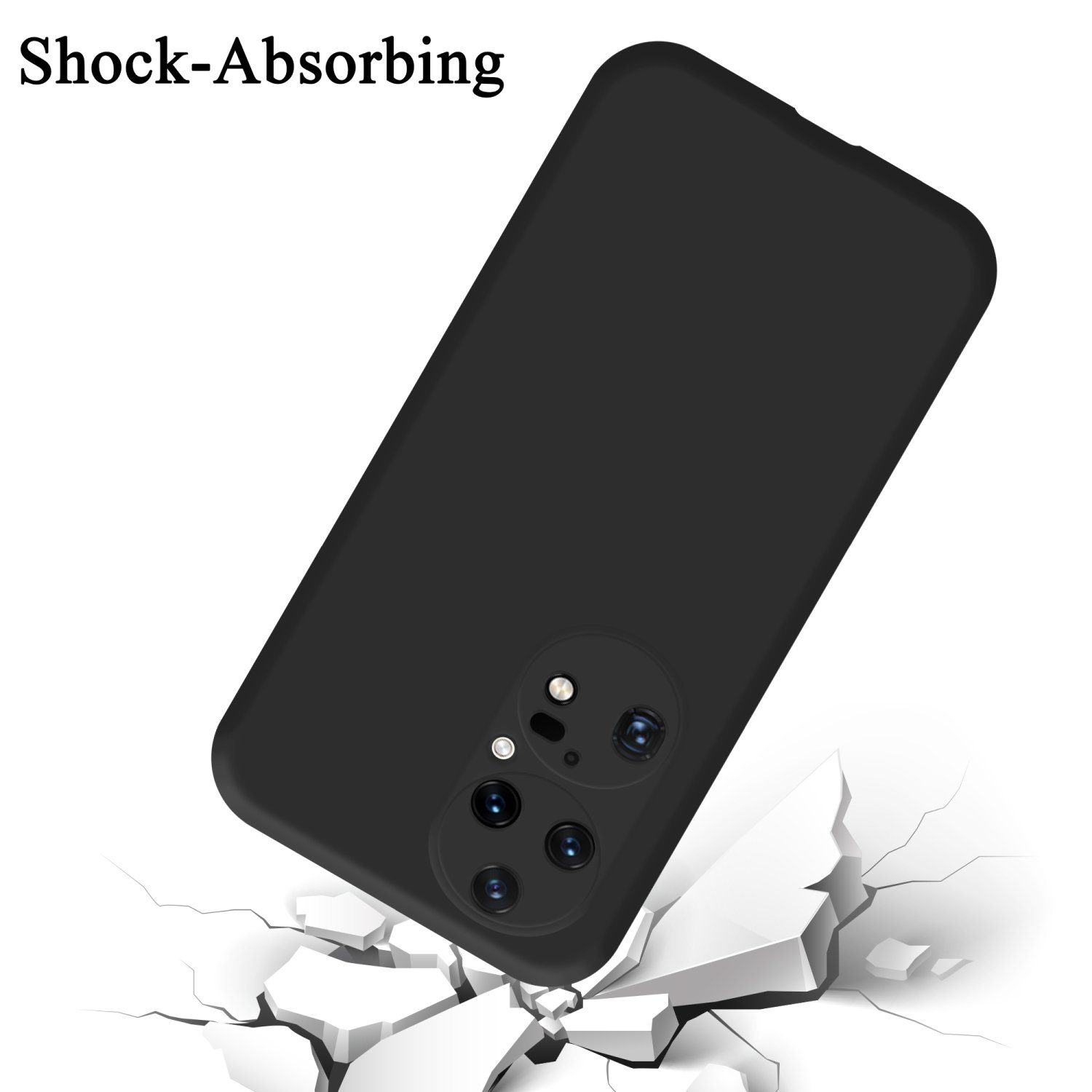 Cadorabo Handyhülle für Huawei P50 PRO Hülle Huawei P50 PRO, Flexible Hülle TPU Silikon Schutzhülle Back Cover Case