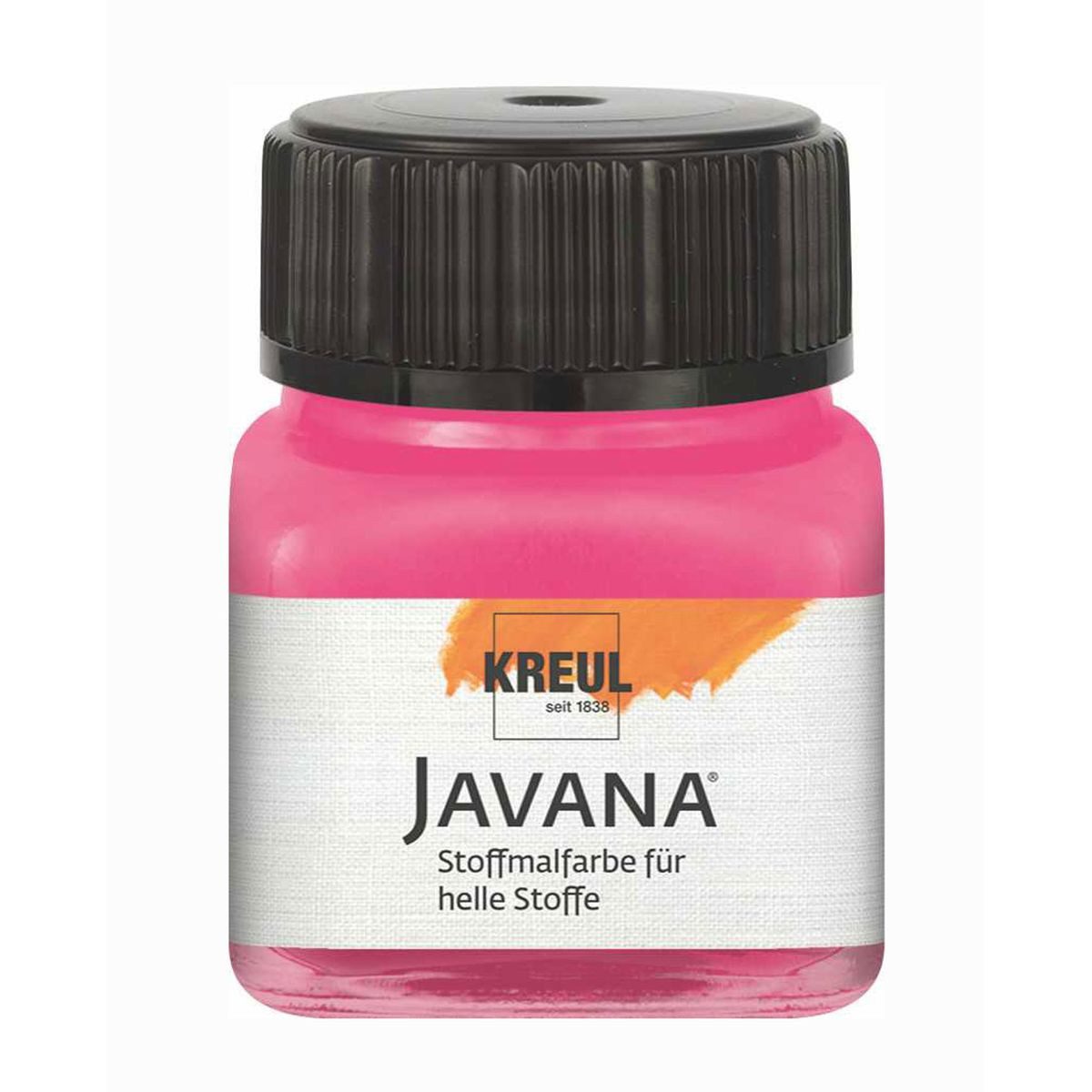 C. KREUL Acrylfarbe KREUL Stoffmalfarbe JAVANA pink 20ml Glas