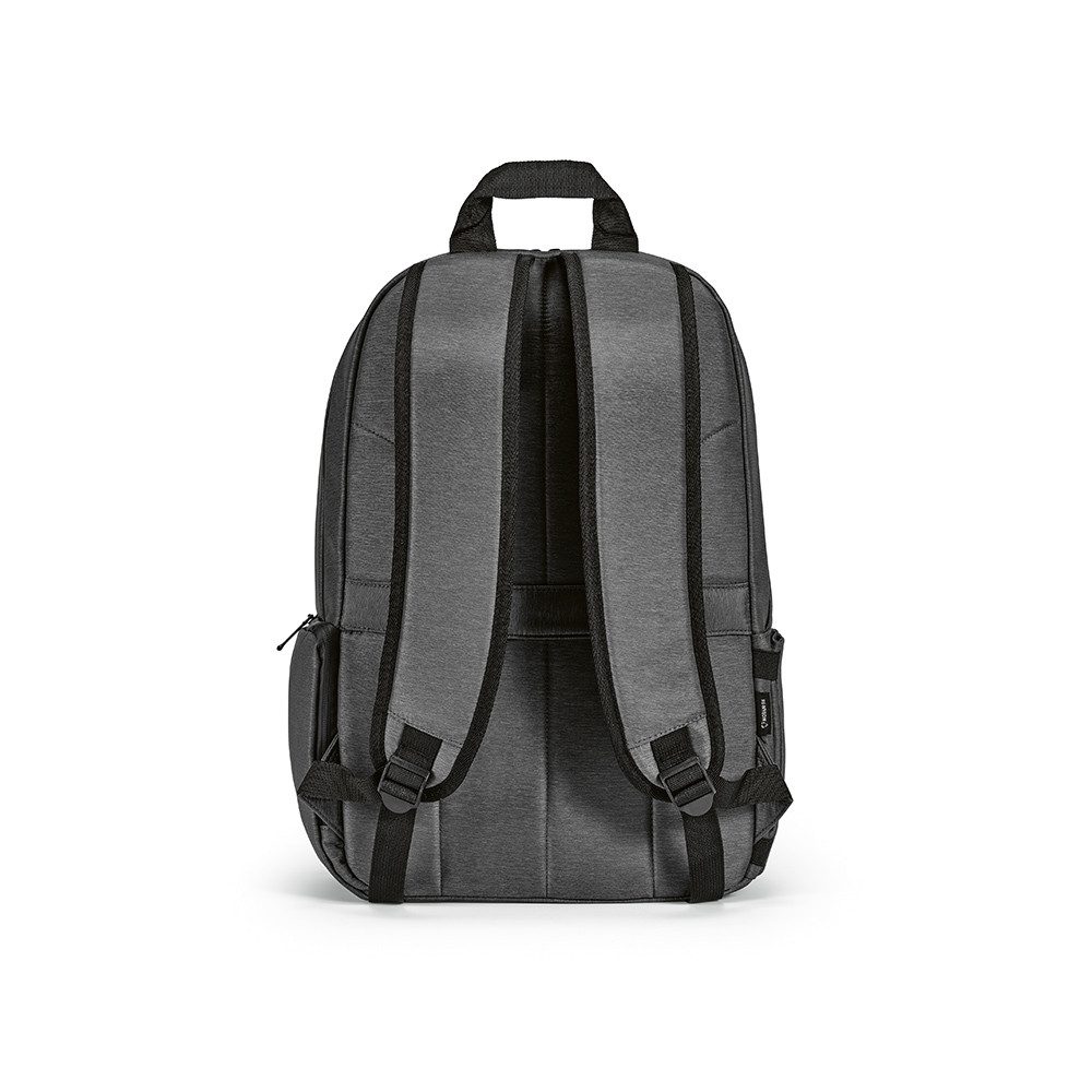 CABBEL Rucksack Rucksack 22L Laptop 17 Zoll wasserdicht rPET Trolley nachhaltig 22L (Rucksack, 1-tlg., Einzelartikel), Dunkelgrau, recyceltes Polyester, gepolstert, ergonomisch