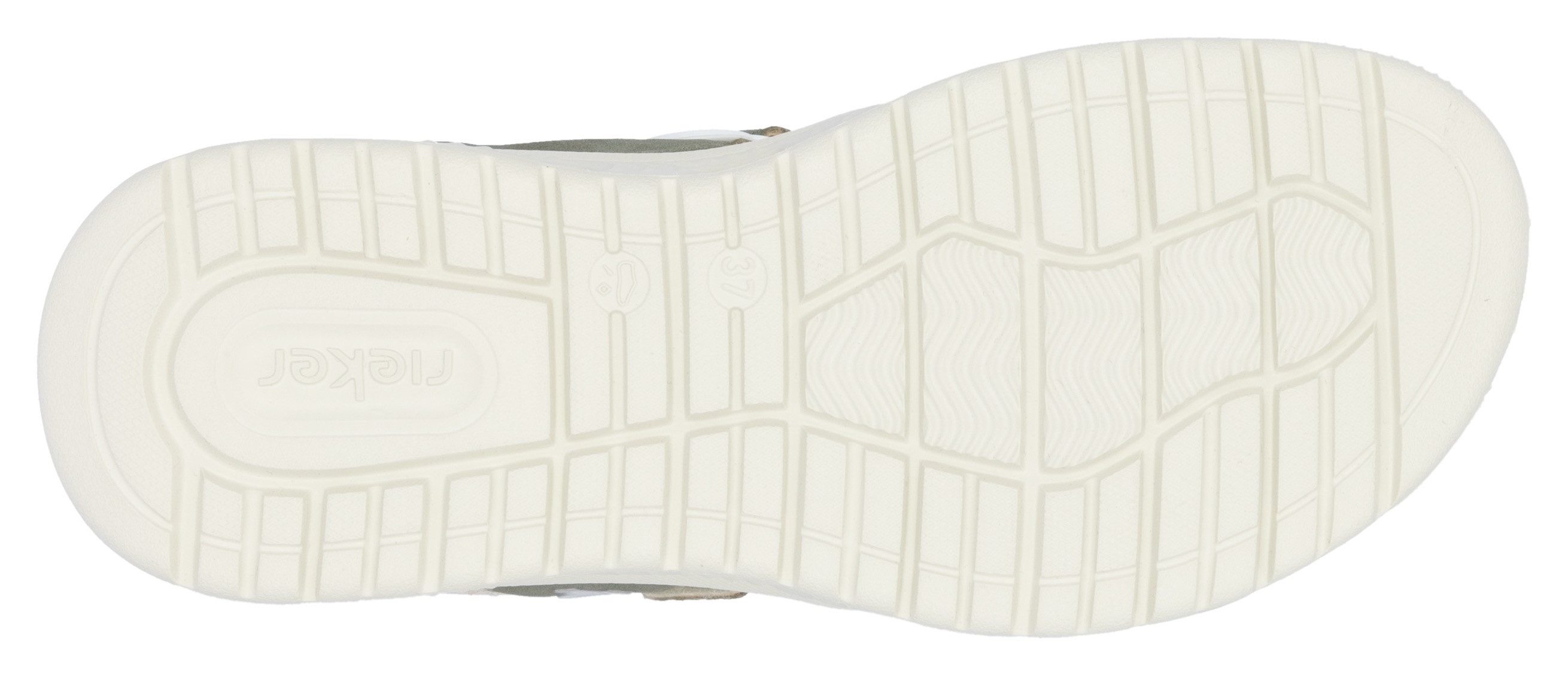 Rieker Sport Outdoorsandale Sandale, Sommerschuh, Sandalette, Plateauabsatz, mit Klettverschlüssen