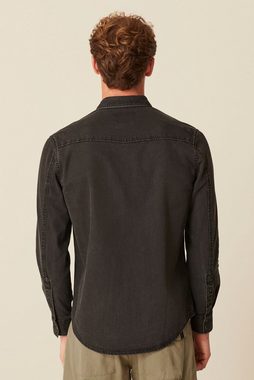 Next Jeanshemd Denim-Langarmhemd mit zwei Taschen (1-tlg)