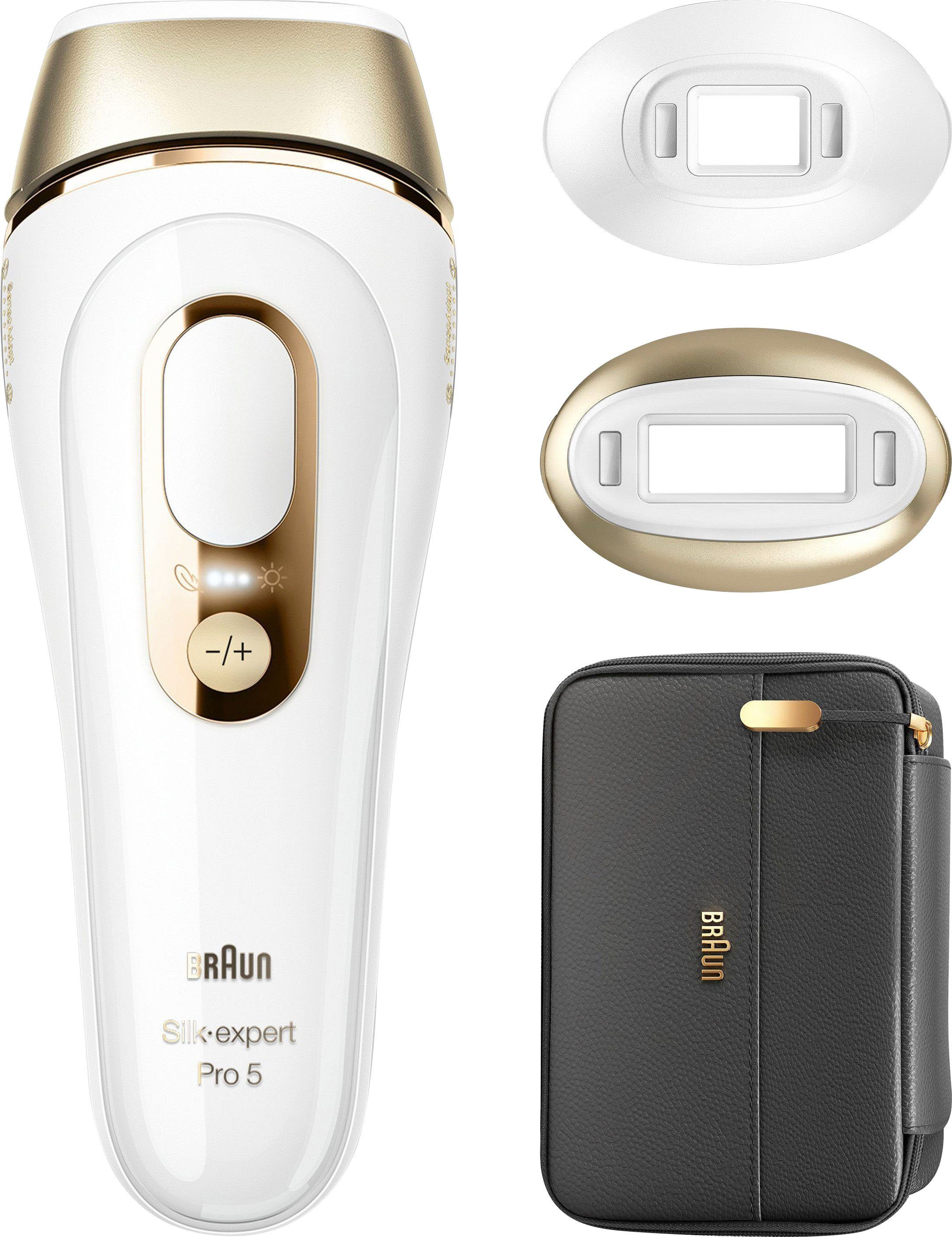 Lichtimpulse, Braun IPL Pro Skin Pro Sensor PL5140, Silk-expert 400.000 IPL-Haarentferner 2.0