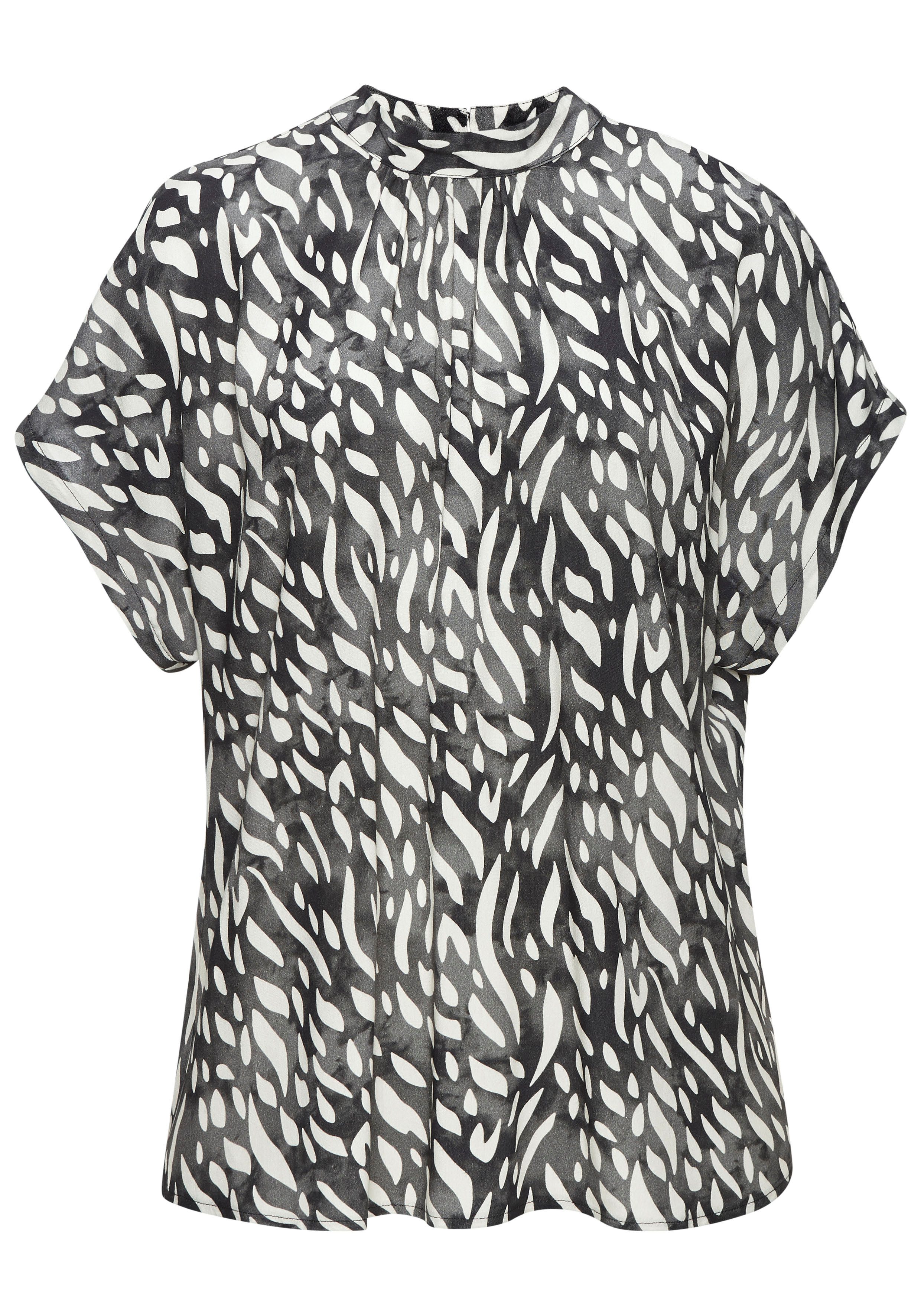 LASCANA Kurzarmbluse in lockerer Passform, Damenbluse, sportlich elegant günstig online kaufen