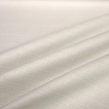 Stofferia Stoff Polsterstoff Leinenstruktur Malibu Weiß, Breite 140 cm, Meterware