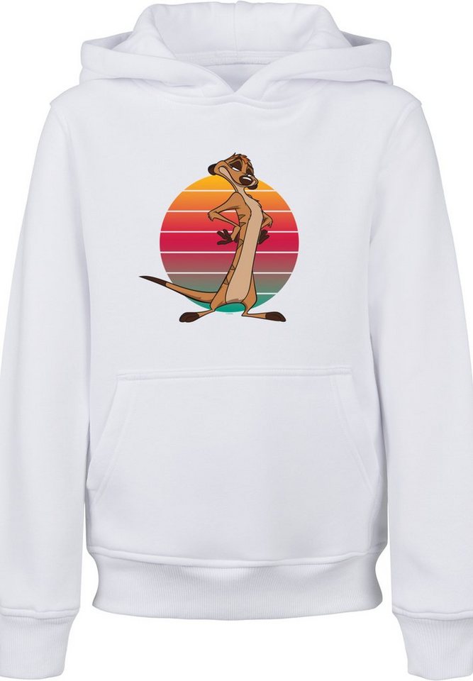 F4NT4STIC Kapuzenpullover Disney König der Löwen Timon Sunset Print