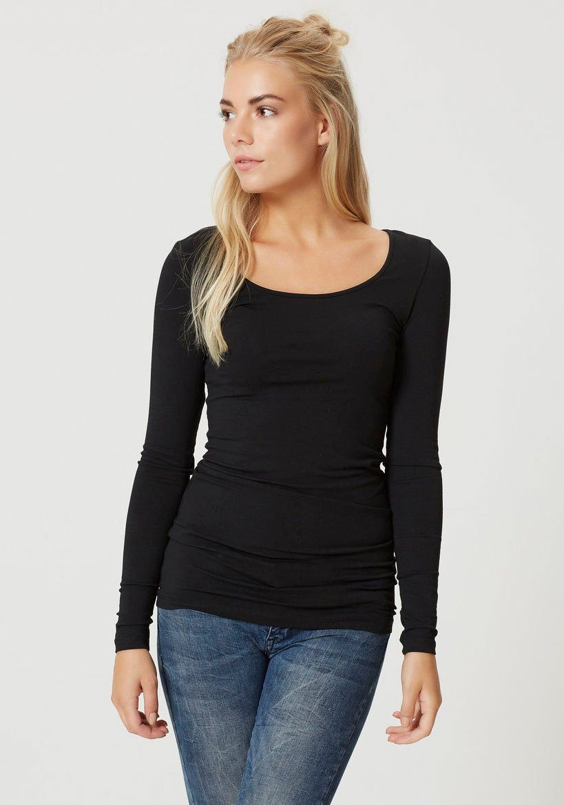 Vero Moda Langarmshirt VMMAXI black