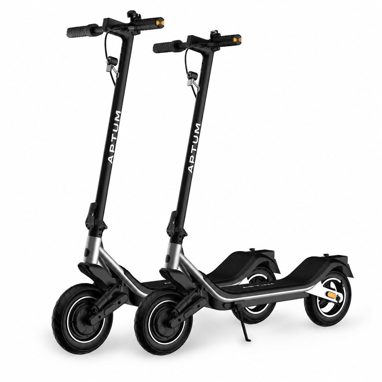 Aptum E-Scooter Lite C3 MAX mit Straßenzulassung, Blinker, 400W Federung, 10 Zoll, 20 km/h, 400 W, vordere Federung, integrierte Blinker, 130 kg Belastung