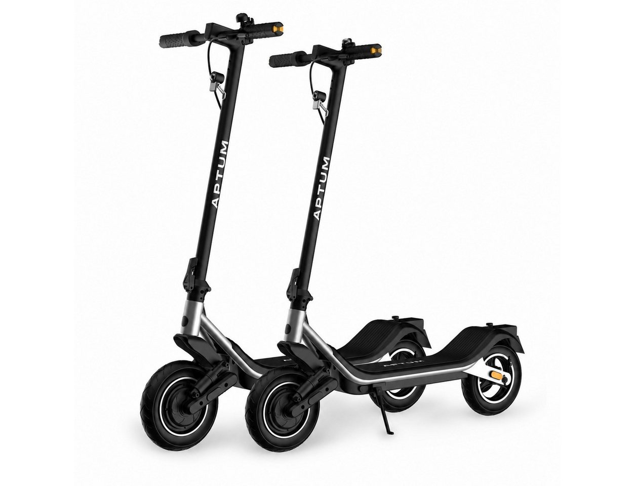 Aptum E-Scooter Lite C3 MAX mit Straßenzulassung, Blinker, 400W Federung, 10 Zoll, 20 km/h, 400 W, vordere Federung, integrierte Blinker, 130 kg Belastung