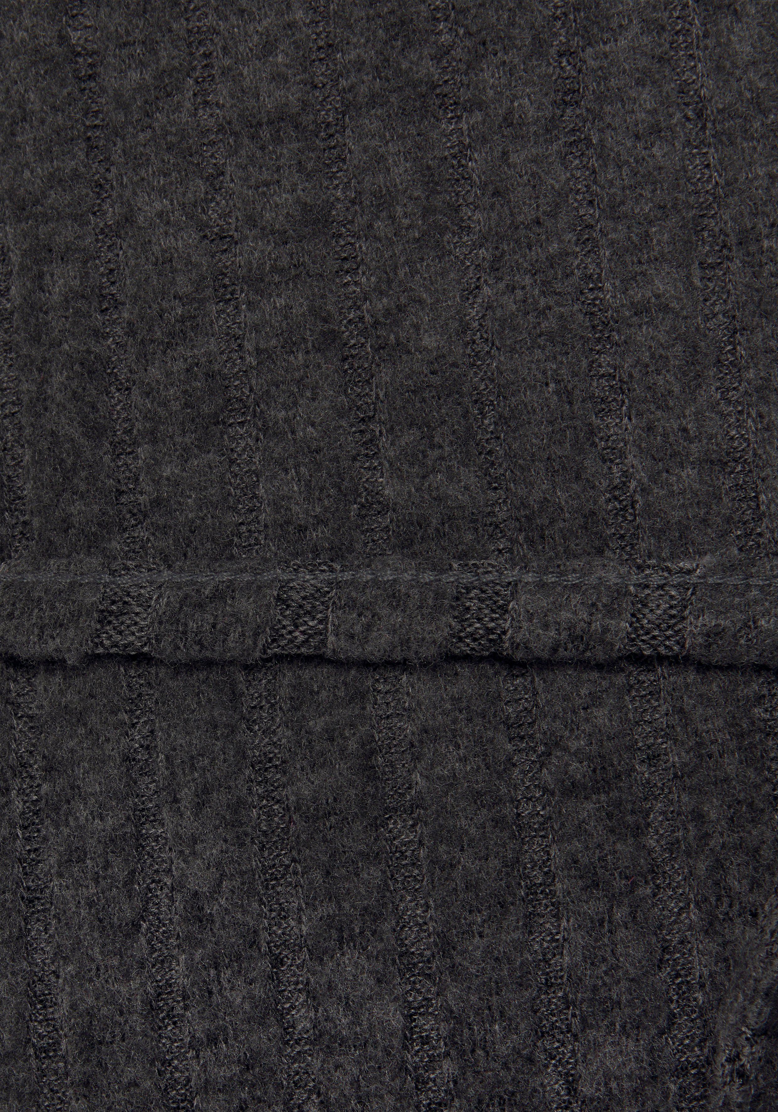 LASCANA Strickkleid Lounge-/ Rippkleid mit weiten Ärmeln und Taillenband, Loungewear
