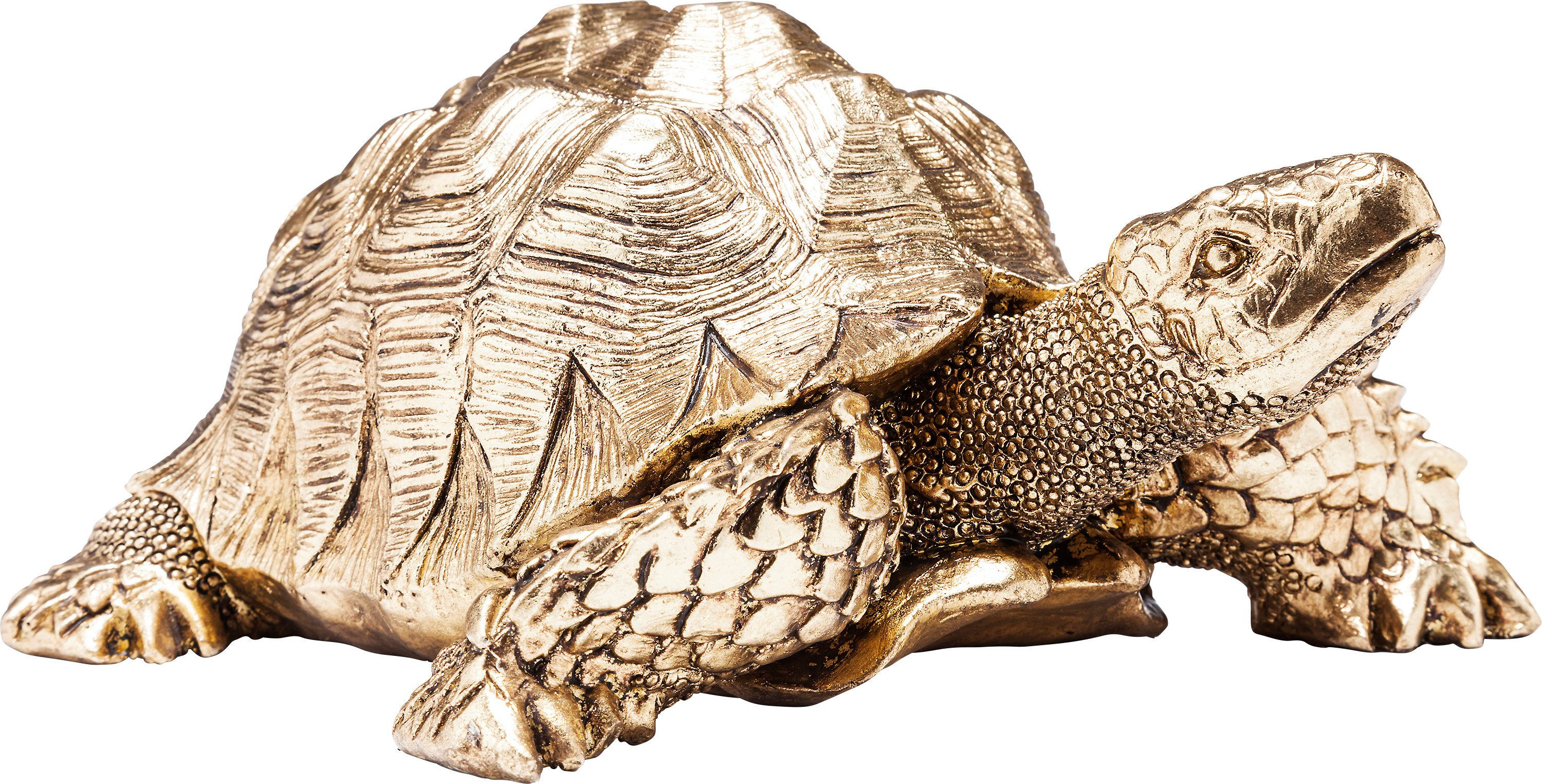 Kare Design Dekofigur Deko Figur Turtle Gold Klein günstig online kaufen