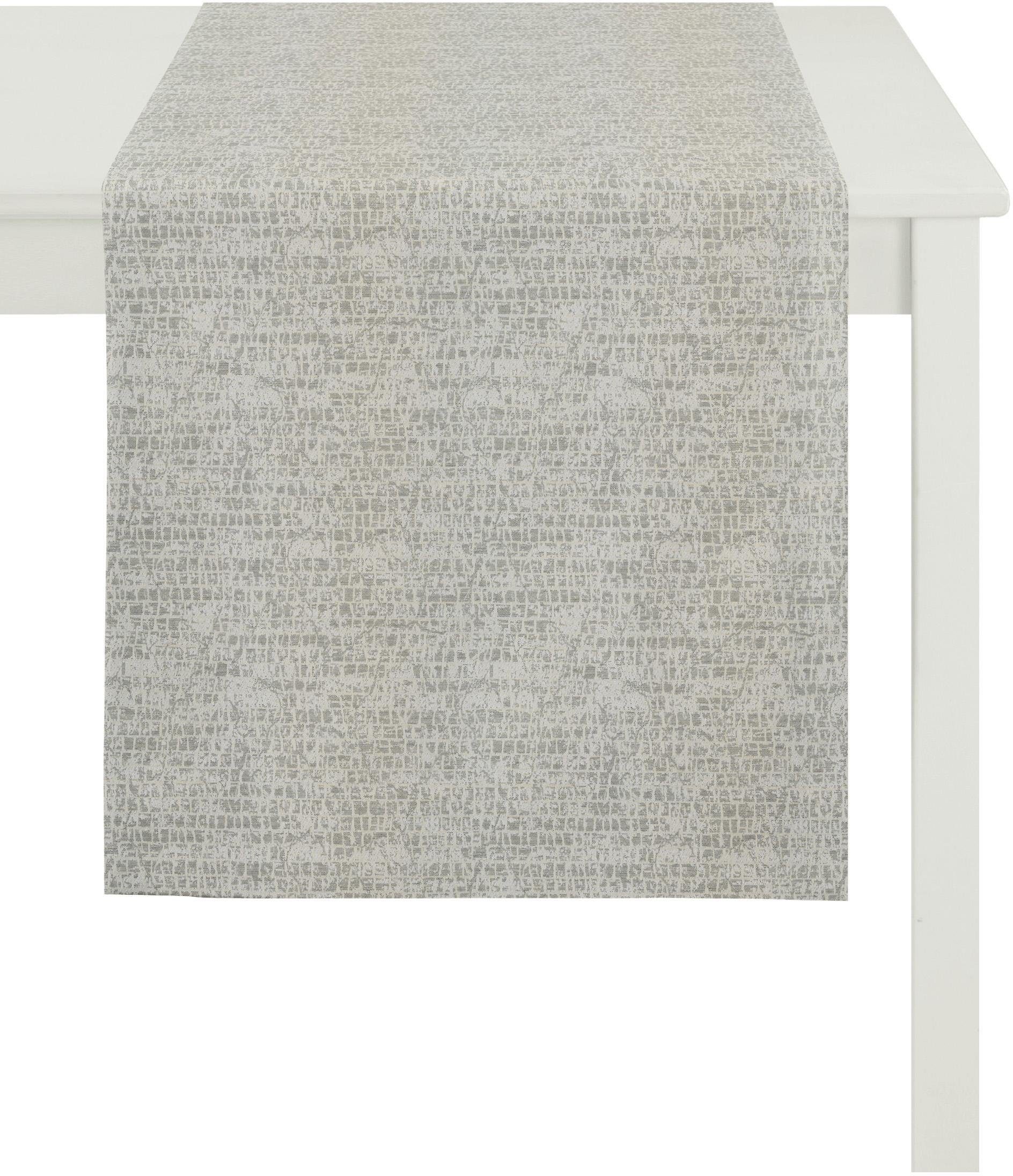 Tischläufer Style, taupe/beige Jacquard Loft (1-tlg) APELT 1103