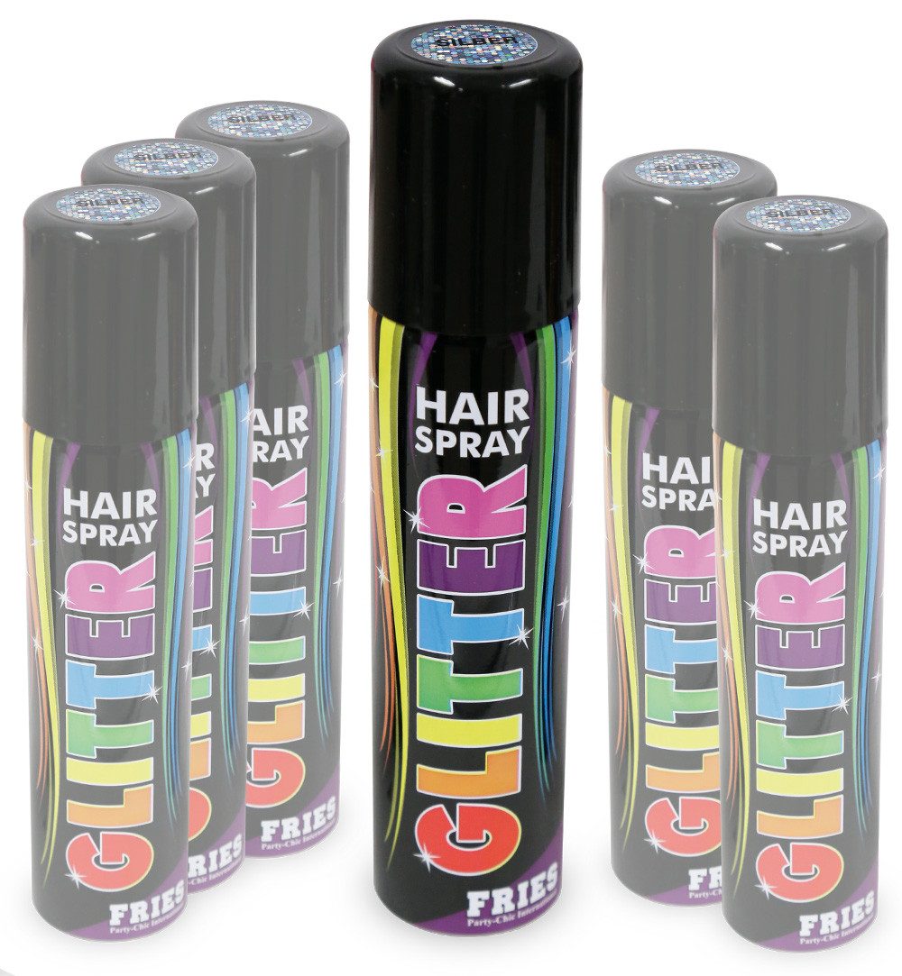 Fries Haarfarbe Haarspray Glitter Spray Color Hair Spray Haar Sprühdose Farben 100ml