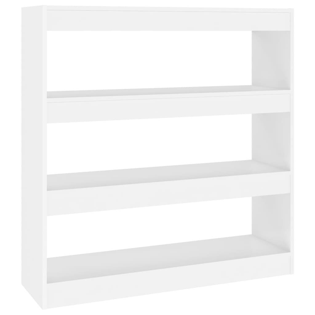 Bücherregal/Raumteiler Weiß 100x30x103 furnicato Bücherregal cm