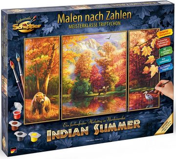 Schipper Malen nach Zahlen Meisterklasse Triptychon - Indian Summer, Made in Germany