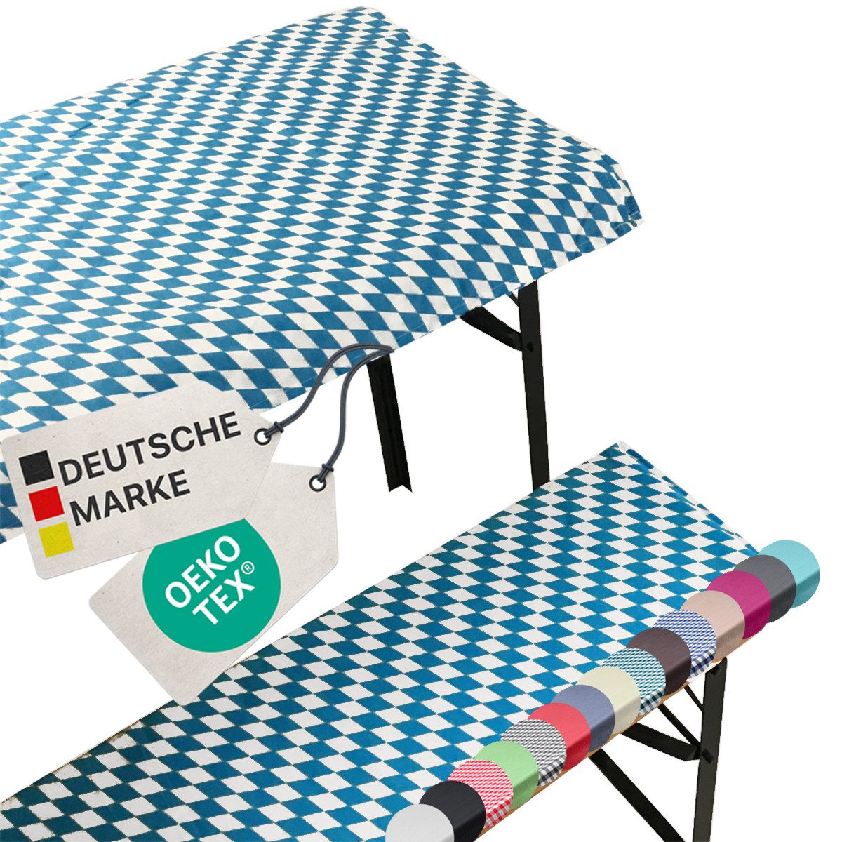 NYVI Hussen-Set Bierbankauflagen Set NYVIGala 3tlg günstig online kaufen