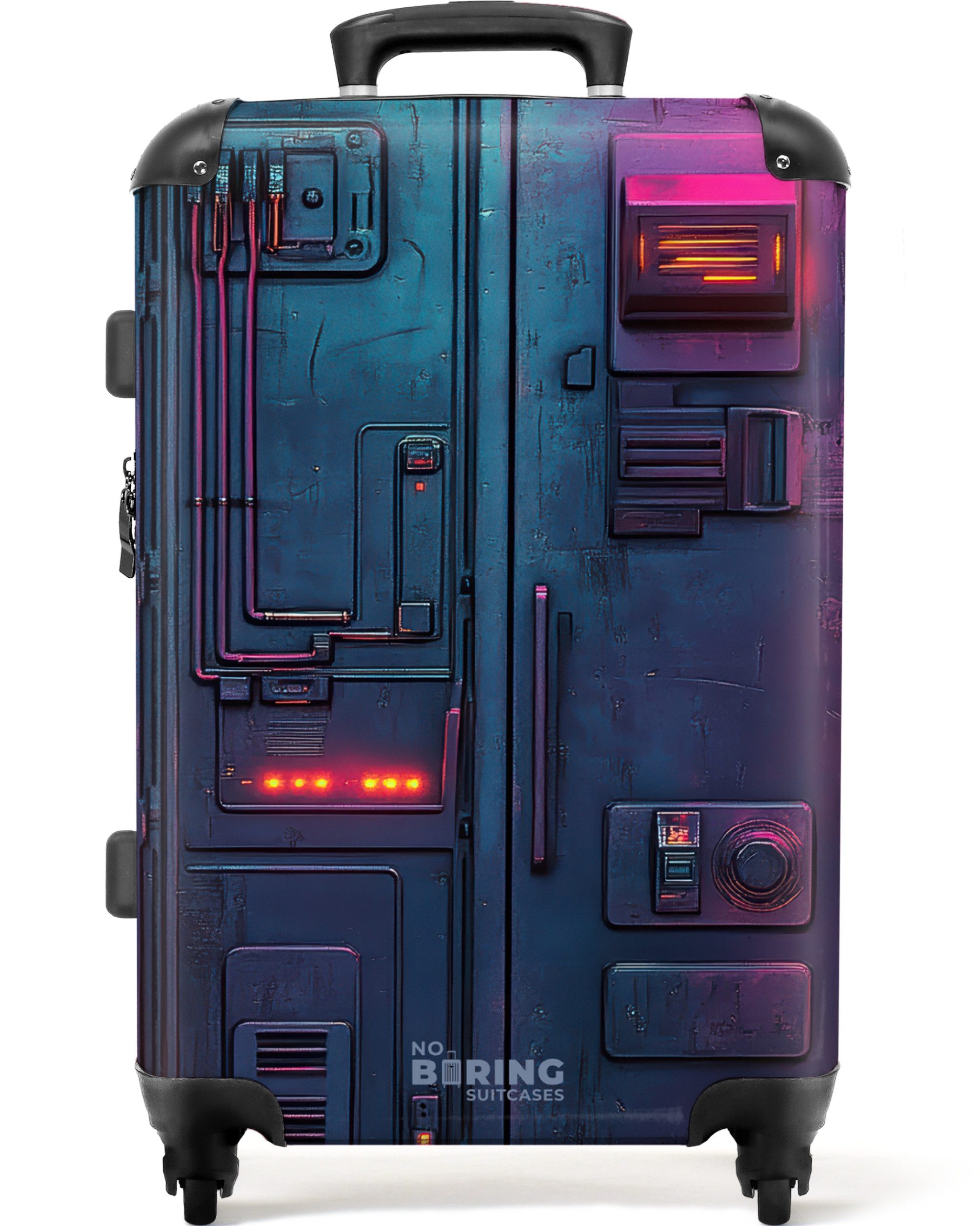 NoBoringSuitcases.com© Hartschalen-Trolley Technologische Paneeltür mit Neo günstig online kaufen