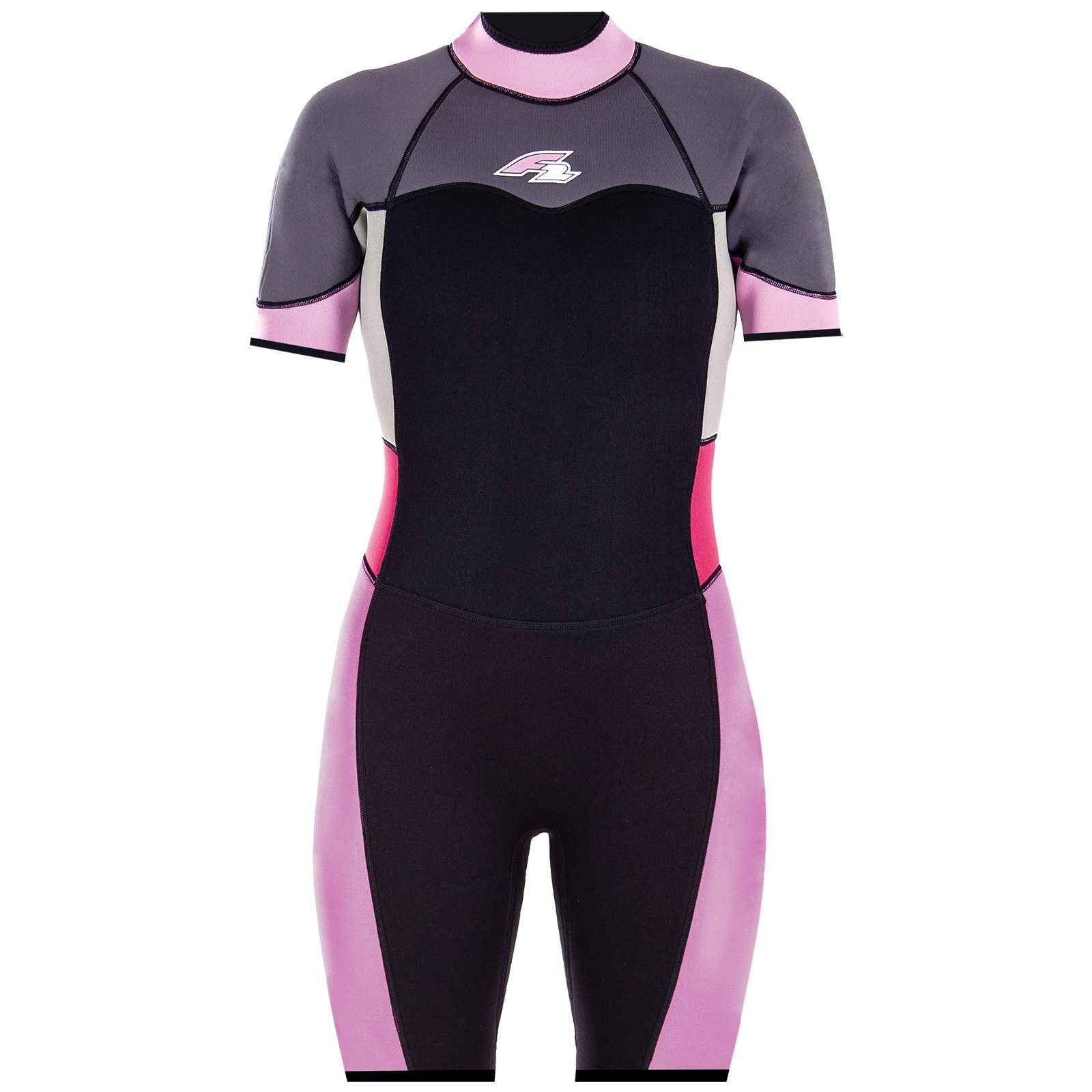Neoprenanzug F2 Damen Neopren Anzug Gipsy - Shorty 3/2 mm S Pink 2024/25
