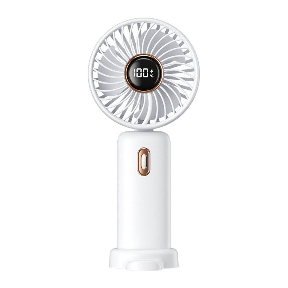 nsihing Handventilator Handventilator klappbar/wiederaufladbar mit Smartphonehalterung, Klein-Hand-Held-USB-Fan Portable Ventilatoren Kleiner