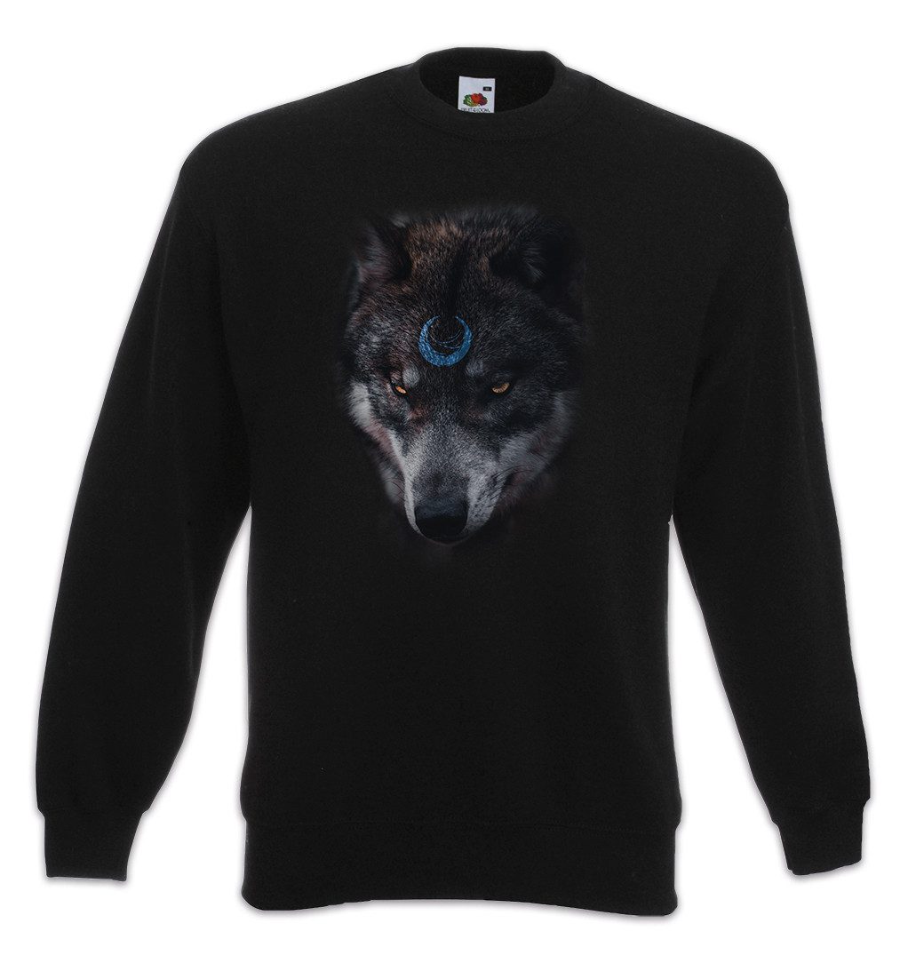 Urban Backwoods Sweatshirt Wolf Moon Sweatshirt Wölfe Lupo Hirsch Lupus Wol günstig online kaufen
