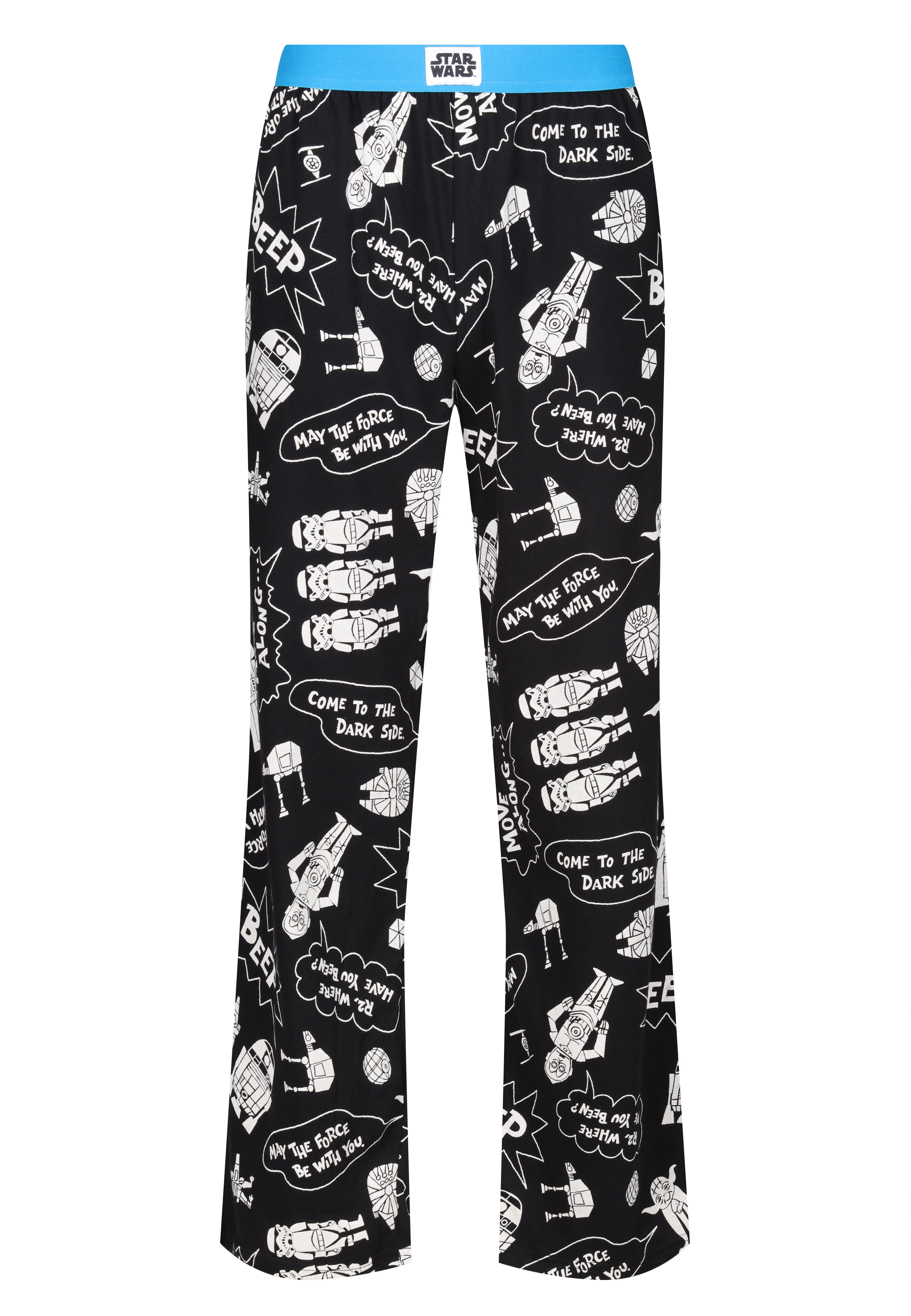 Recovered Loungepants Loungepant - Star Wars Character Comic Black