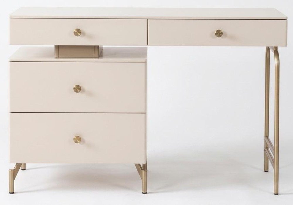 JVmoebel Schminktisch Schminktisch Stil modern beige komfortabel Schlafzimmer rechteckig (1-St., 1-tlg)
