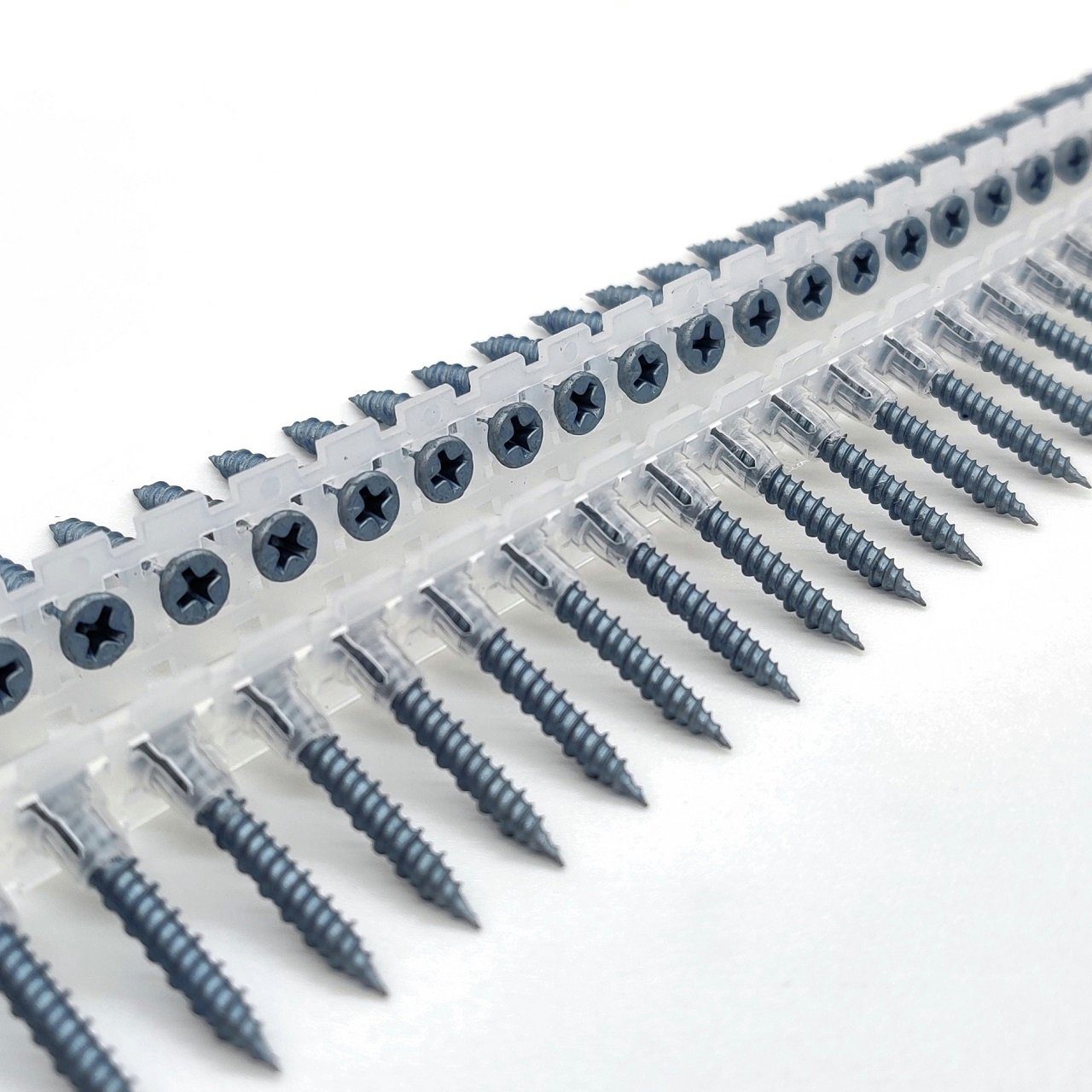 adunox Schnellbauschraube BLUEfast500® Magazinschrauben Faserplattenschrauben Hi-Lo-Gewinde PH2, (500 St)