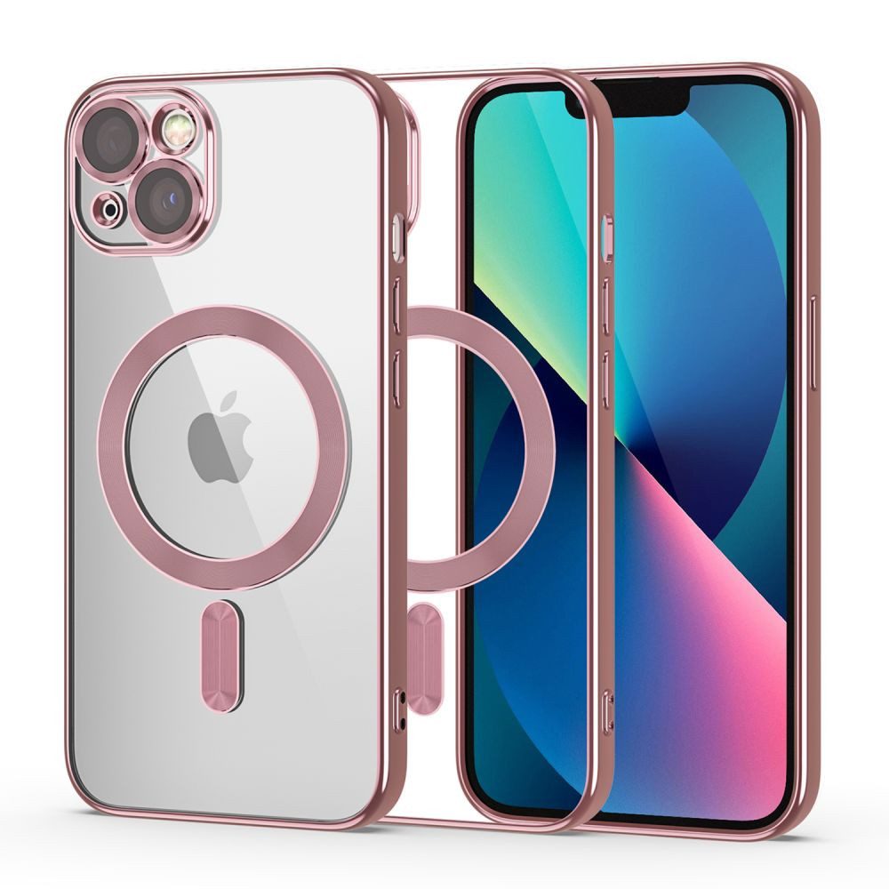 TECH PROTECT Handyhülle Schutzhülle Magnethülle Smartphonehülle 6,1 Zoll, MagSafe-kompatibel, Kameraschutz, transparent