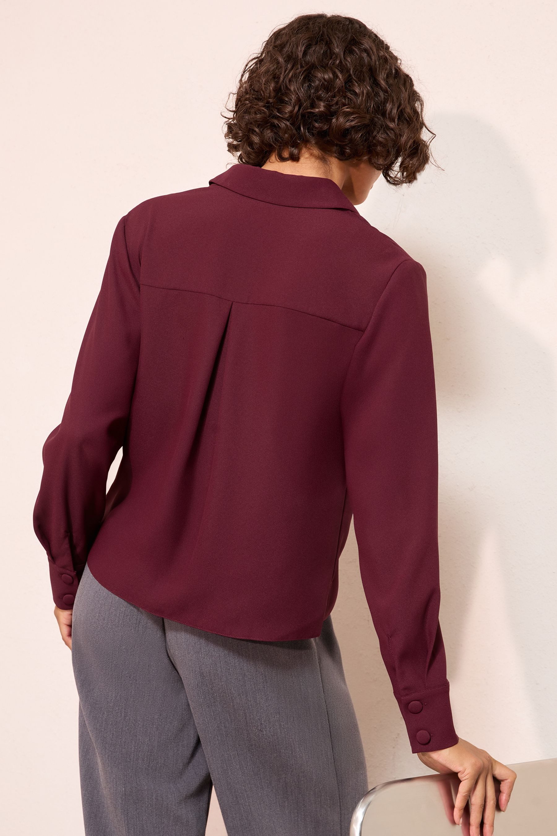 Friends Like These Langarmhemd Friends Like These Bluse mit verdeckten Knöp günstig online kaufen