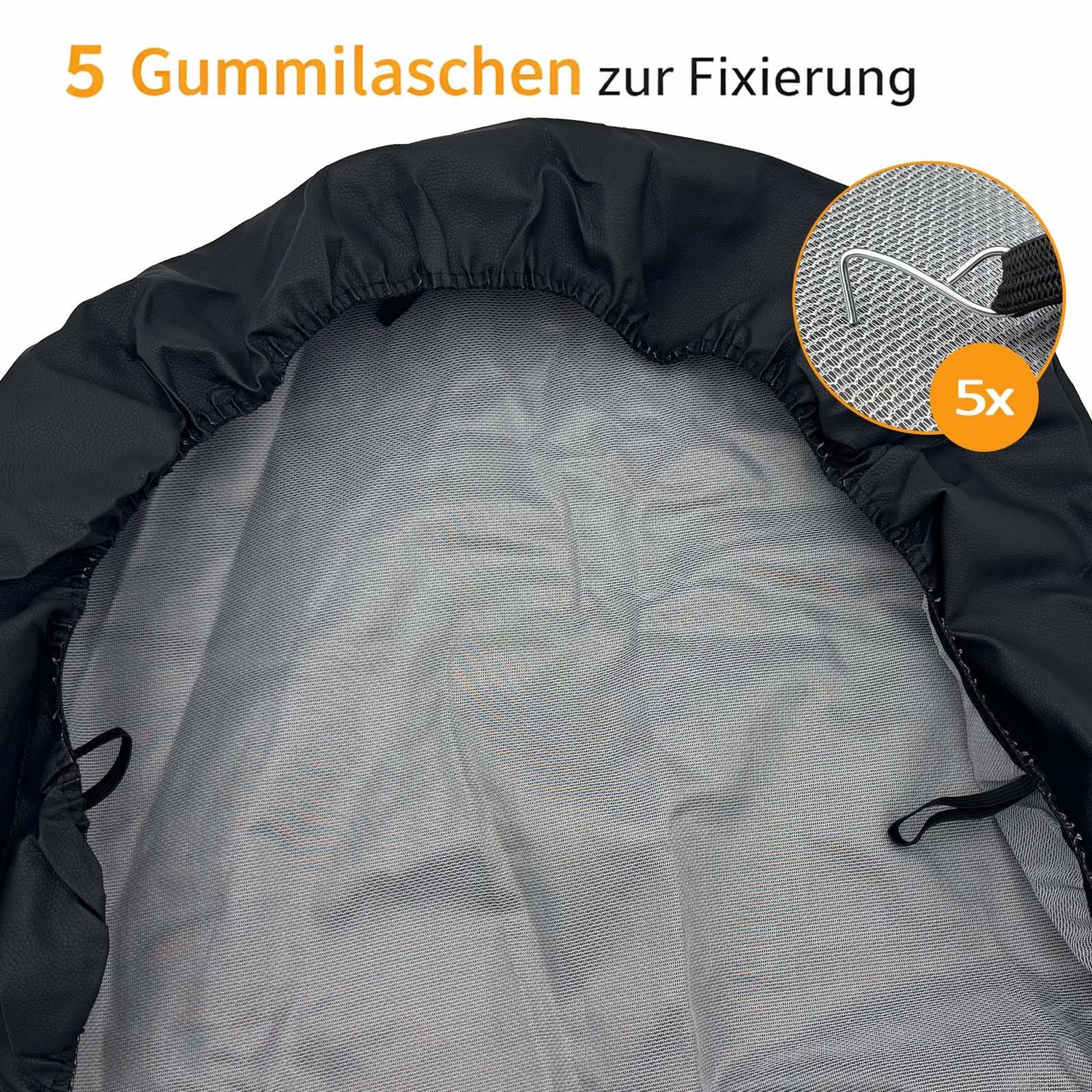 BURI Autositzschutz Autoschonbezug 1-2 Stück schwarz Autositzbezug Sitzschoner Sitzbezug, 1-tlg. – Bild 5 von 5
