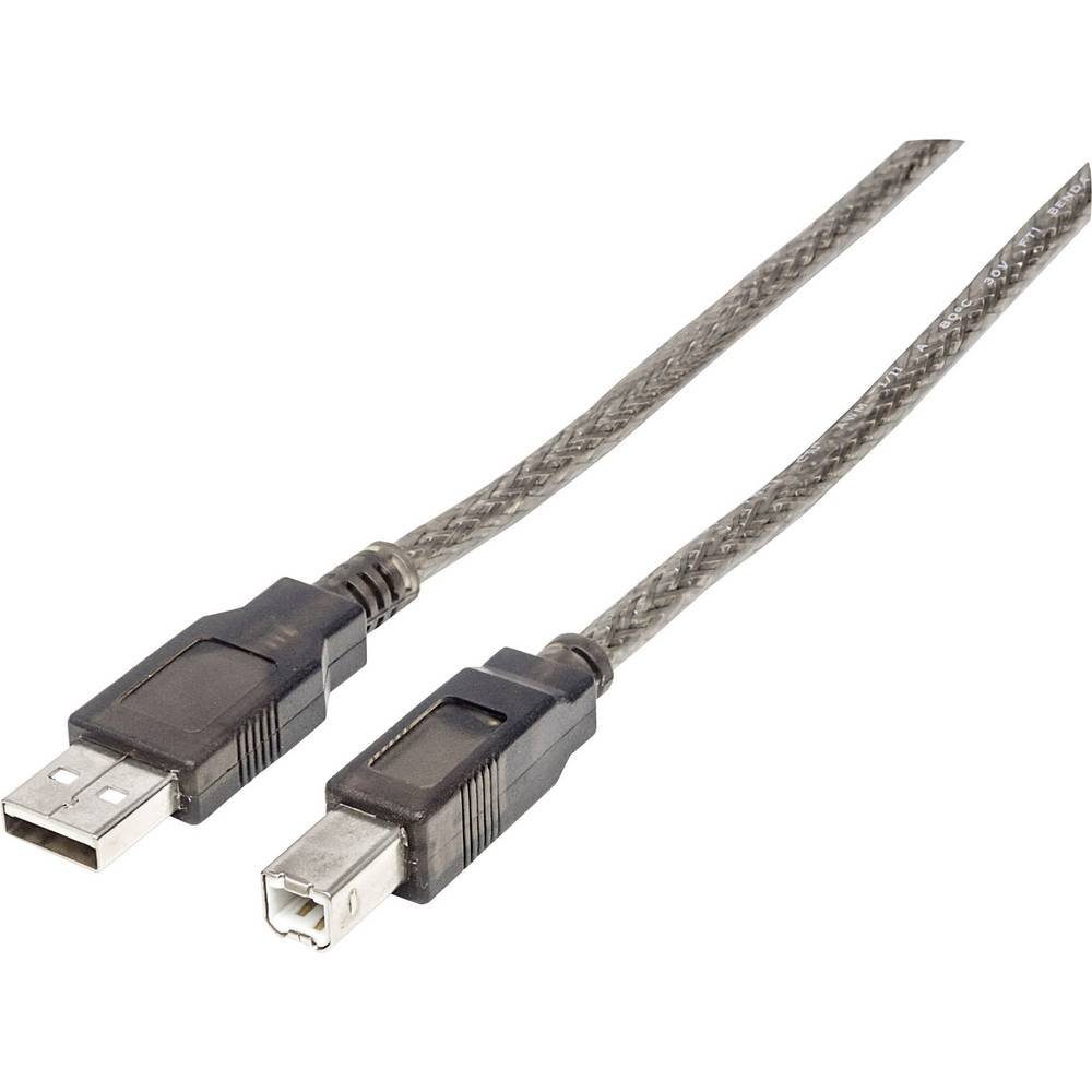 MANHATTAN USB-Kabel USB-Kabel, Rund, mit LED