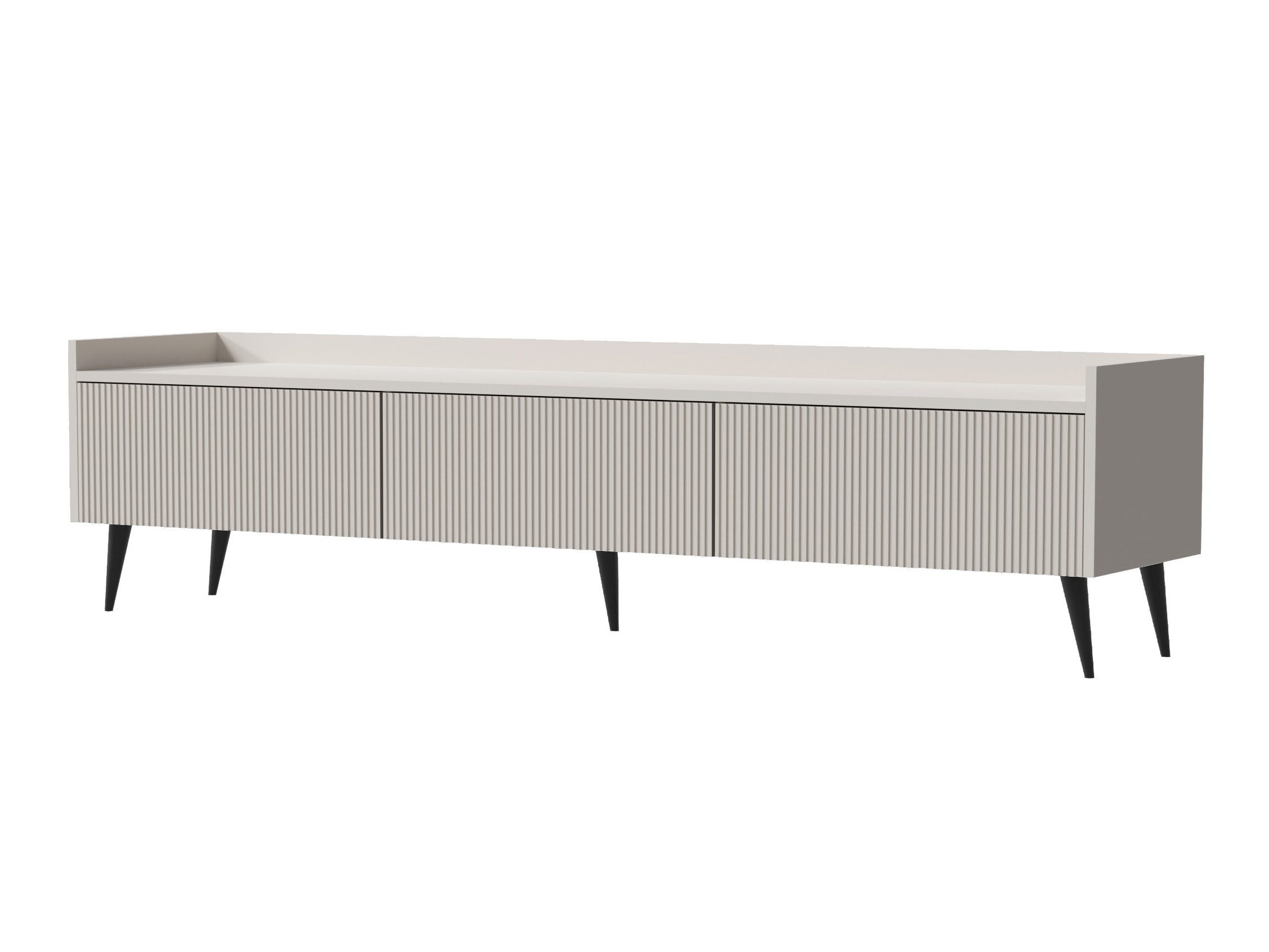 Compleo TV-Schrank 150 cm, Lamellenoptik, Japandi günstig online kaufen