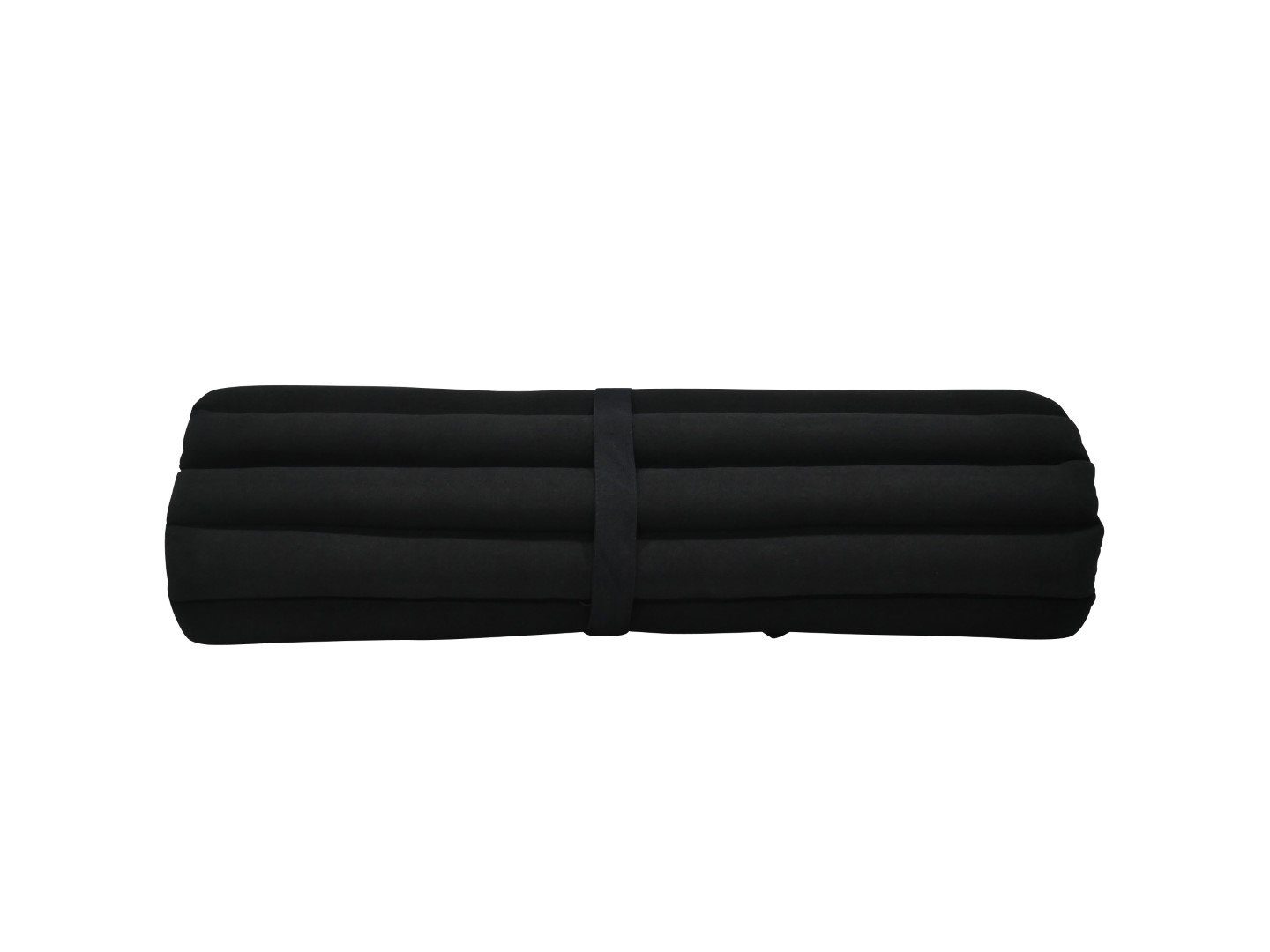 my Hamam Yogakissen Yoga angenehm, 69x78cm unterstützend, rollbar schwarz, Zabuton weich, Meditationsmatte