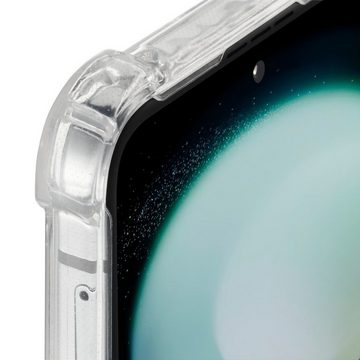 Hama Smartphone-Hülle Handyhülle für Samsung Galaxy Z Flip5, durchsichtig, kein Vergilben, transparent, Cover, griffig, faltbar, Rundumschutz, schlankes Design