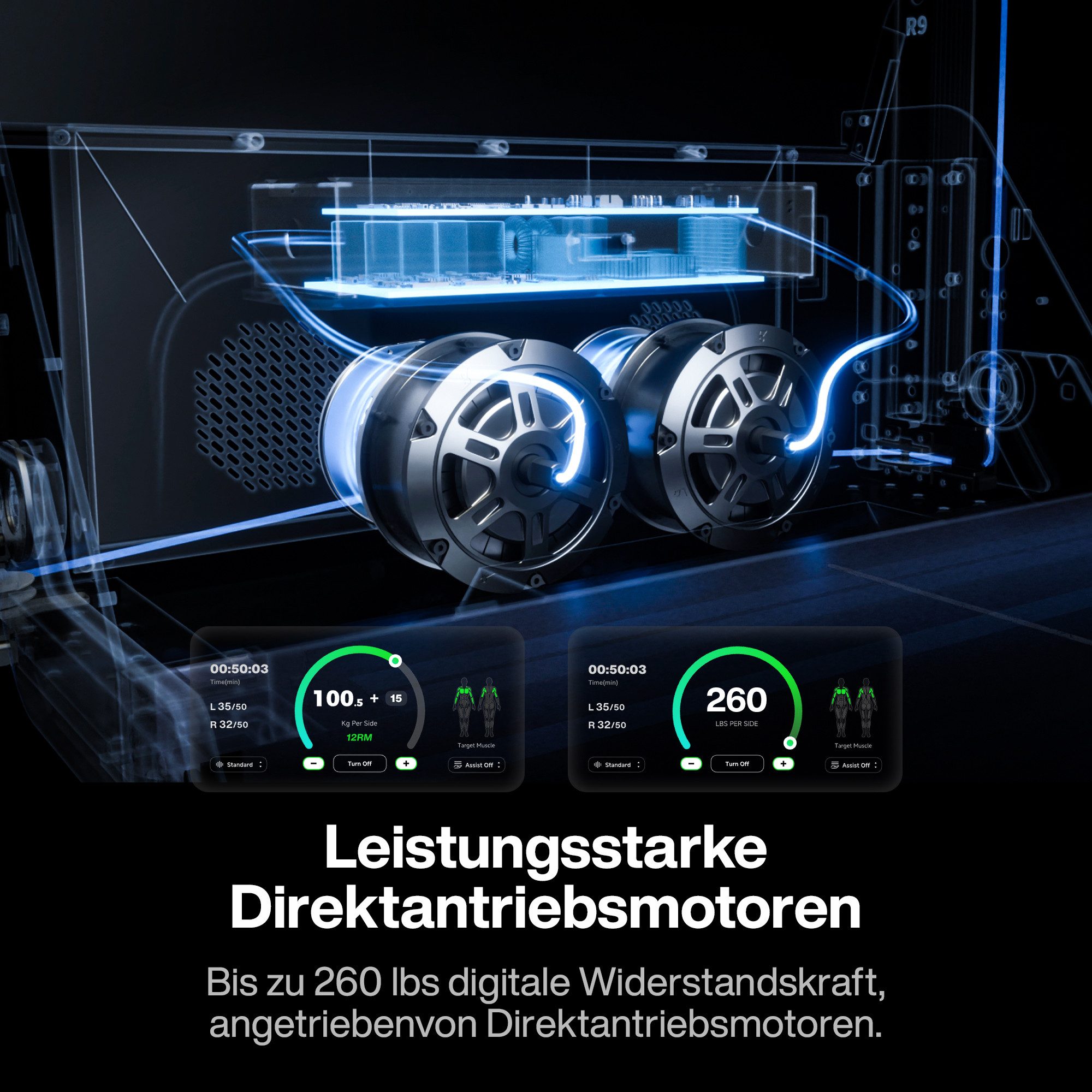 SPEEDIANCE Kraftstation Smarte KI-gesteuerte Multi-Funktionale Smith-Maschine für Ganzkörper, (mit Digitalem Gewichtssystem, Squat Rack und Trainingsstation), All-in-One Fitnessgerät, Gym Monster 2S