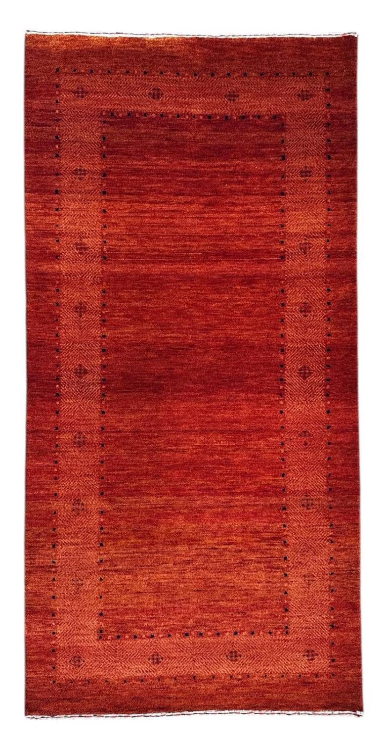 Rug Studios Teppich LORIBAFT TEPPICH HANDGEKNÜPFT, Rechteckig, Höhe: 18 mm, Wohnzimmer, 70 x 140 cm, Rot