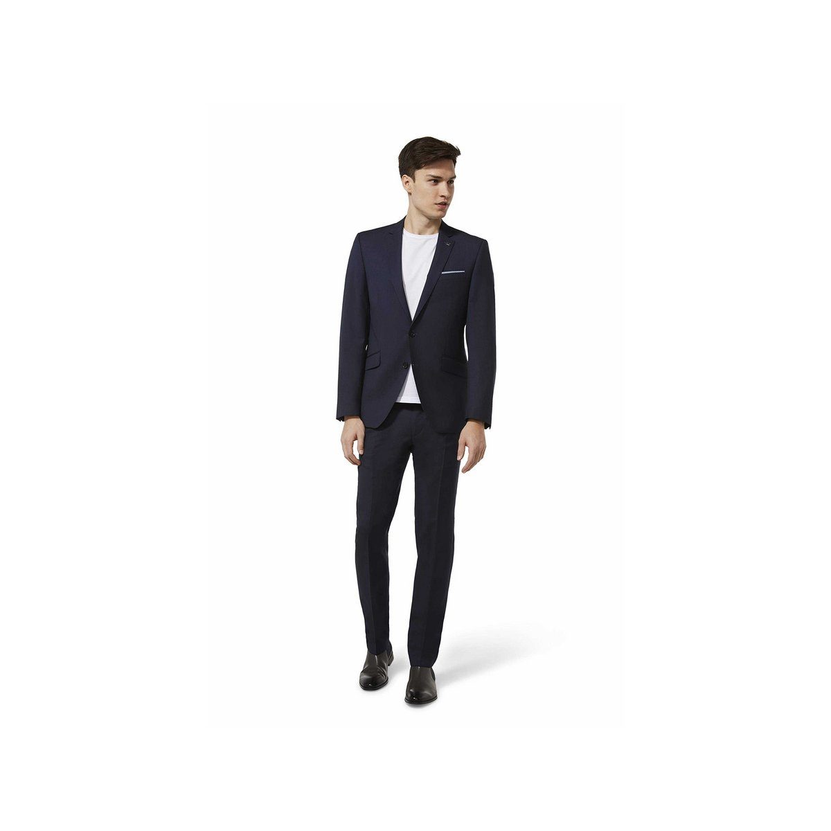 (1-tlg., blau regular Digel Anzughose Angabe) fit keine