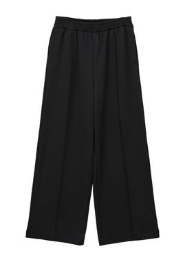 s.Oliver Leggings Loose: Jersey-Hose mit Wide Leg Biesen