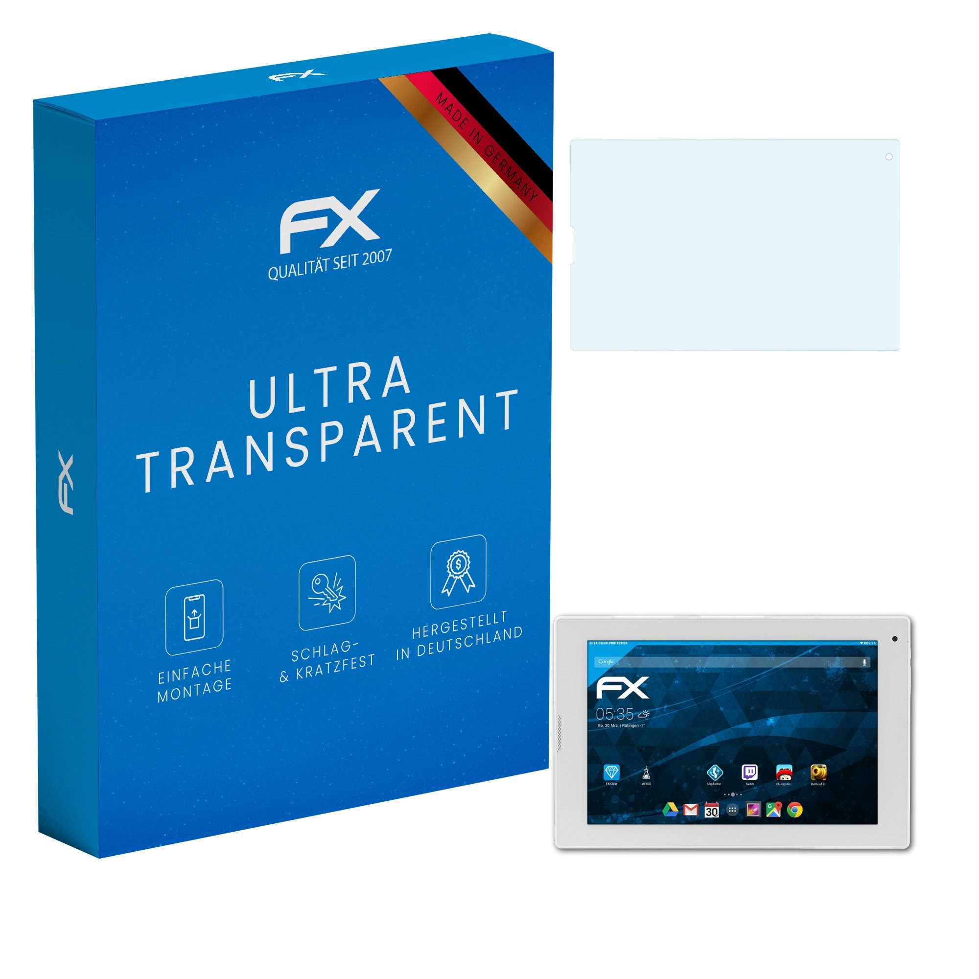 Schutzfolie Displayschutz für Medion LIFETAB P8911 MD99118