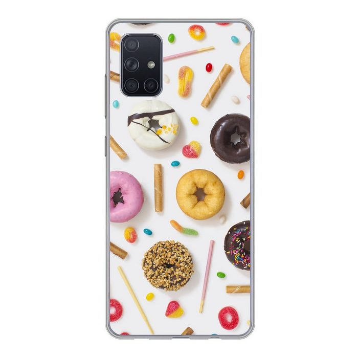 MuchoWow Handyhülle Donuts Süßigkeiten und Kekse Phone Case Handyhülle Samsung Galaxy A71 Silikon Schutzhülle