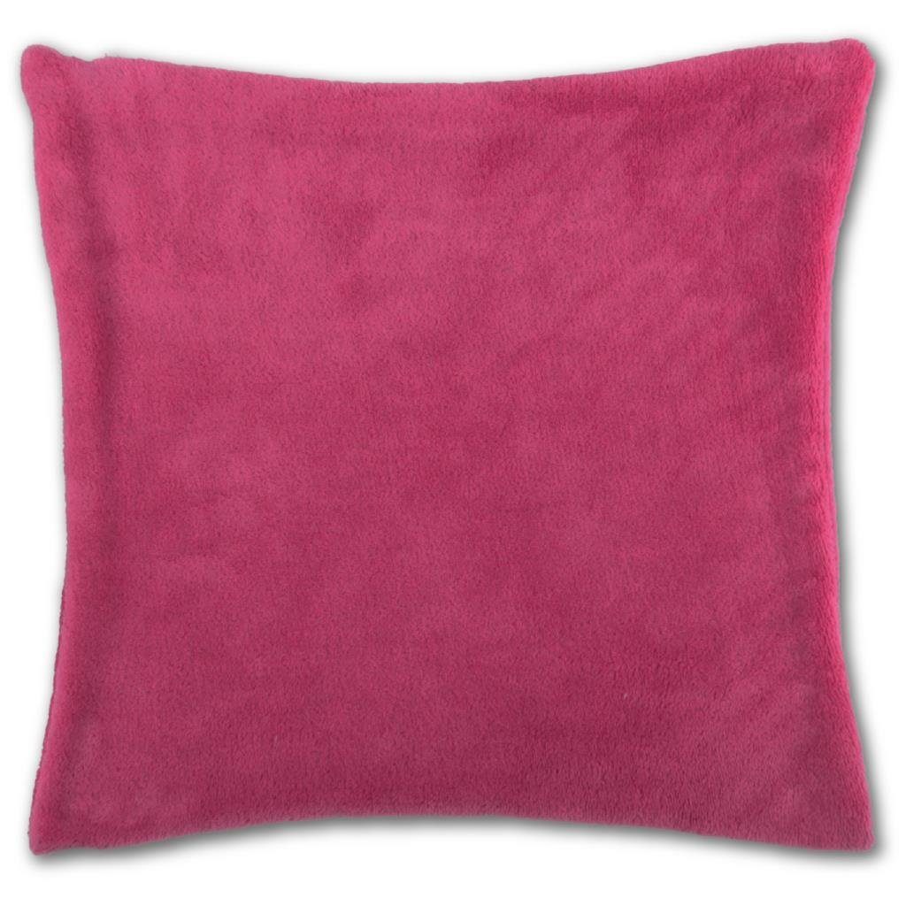 Kissenbezüge, Bestlivings, Flauschbezug / Kissenbezug (50x50 cm), wahlweise mit u. ohne Innenkissen (Dekokissen) Pink