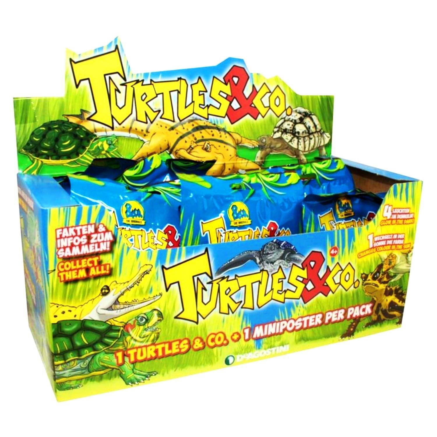 DeAgostini Sammelfigur DeAgostini - Turtles & Co. 1 Display (20 Tüten) (Set)