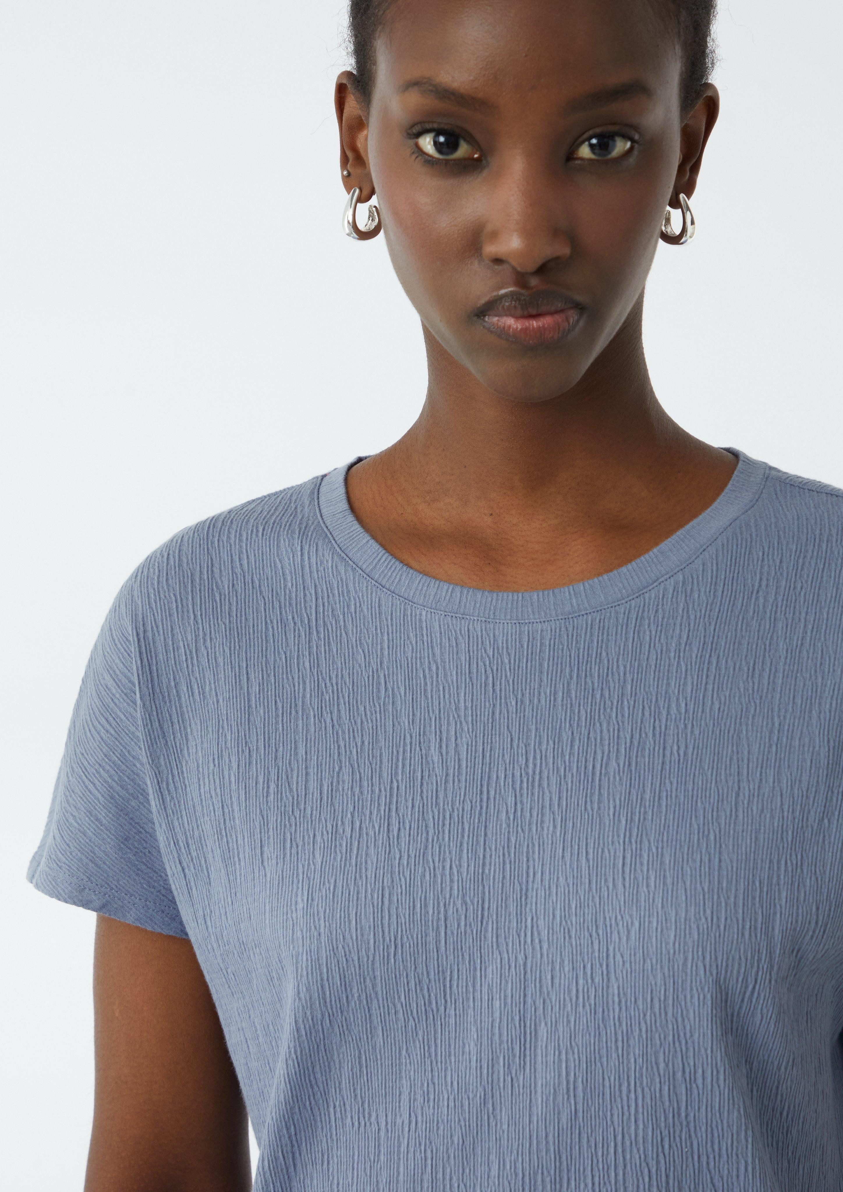 comma casual identity Kurzarmshirt T-Shirt aus günstig online kaufen