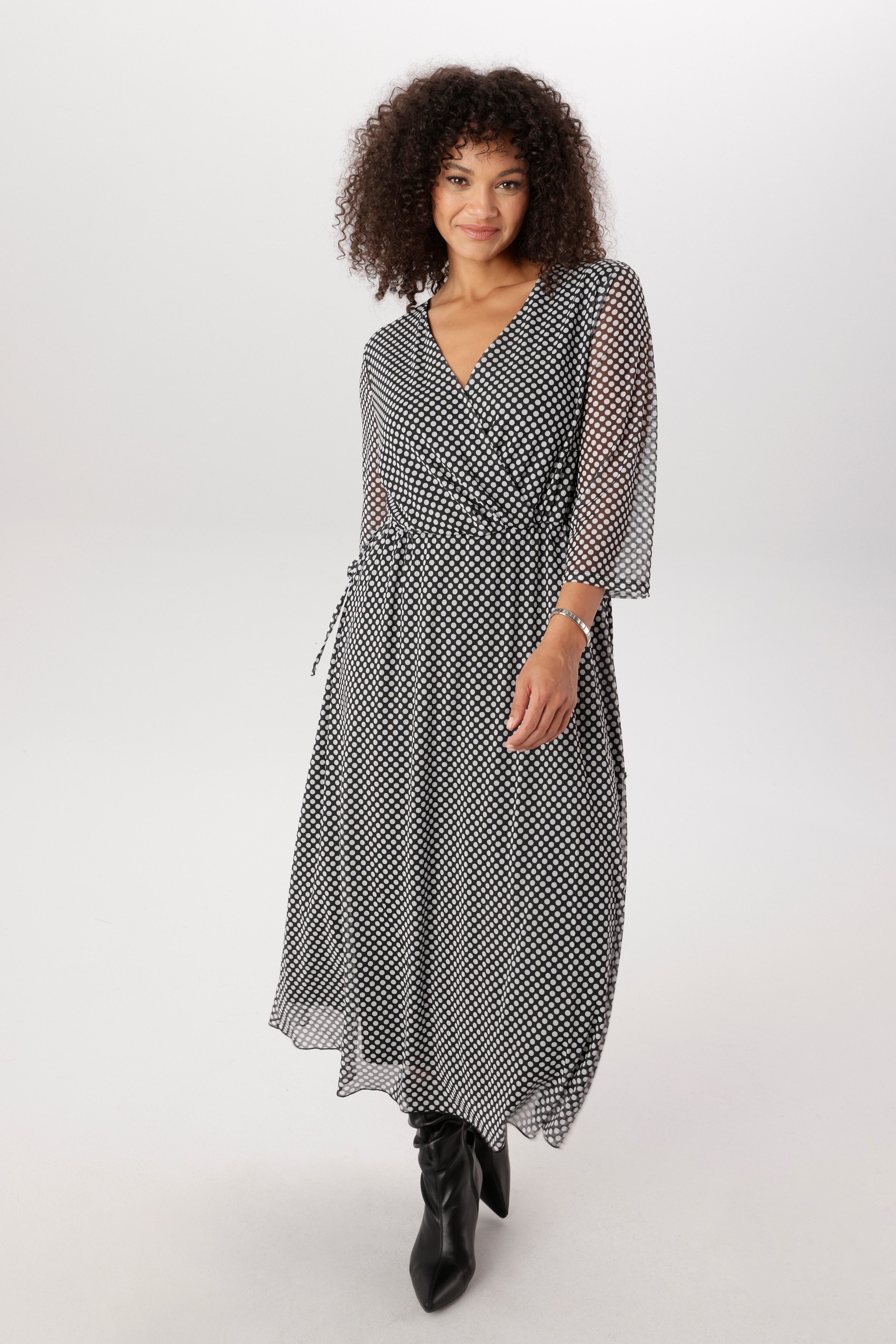 Aniston PLUS Meshkleid in Wickeloptik - NEUE KOLLEKTION